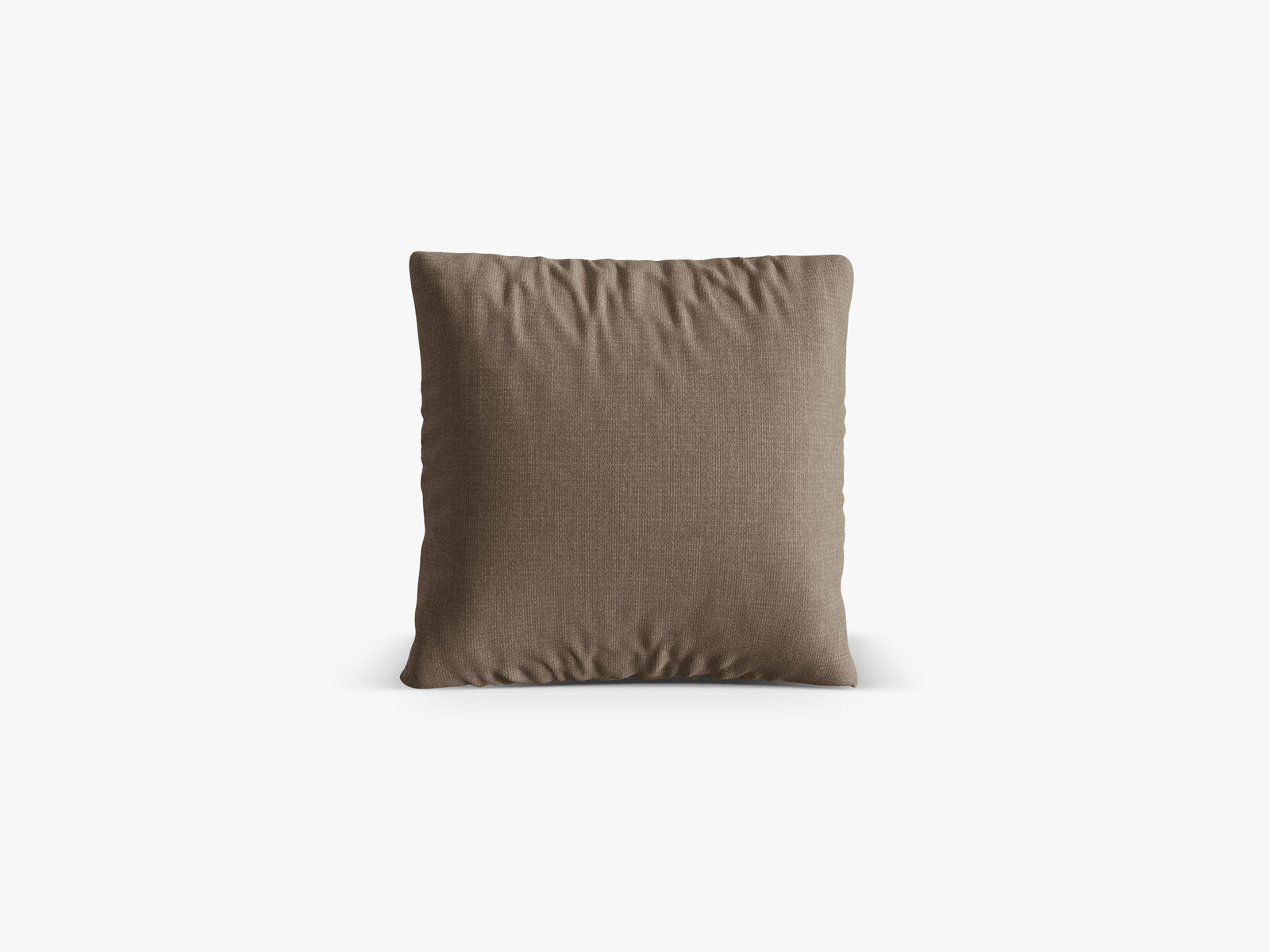 Micadoni Kissen Nuria Strukturierter Stoff Cappuccino 40x40x13
