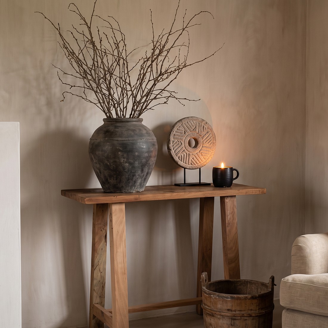 Raw Materials Farmwood Wandtisch/Beistelltisch normal