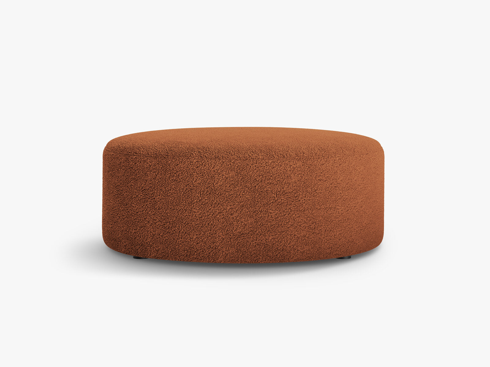 Micadoni Pouf Dia 90cm Boucle Rolf Ziegel