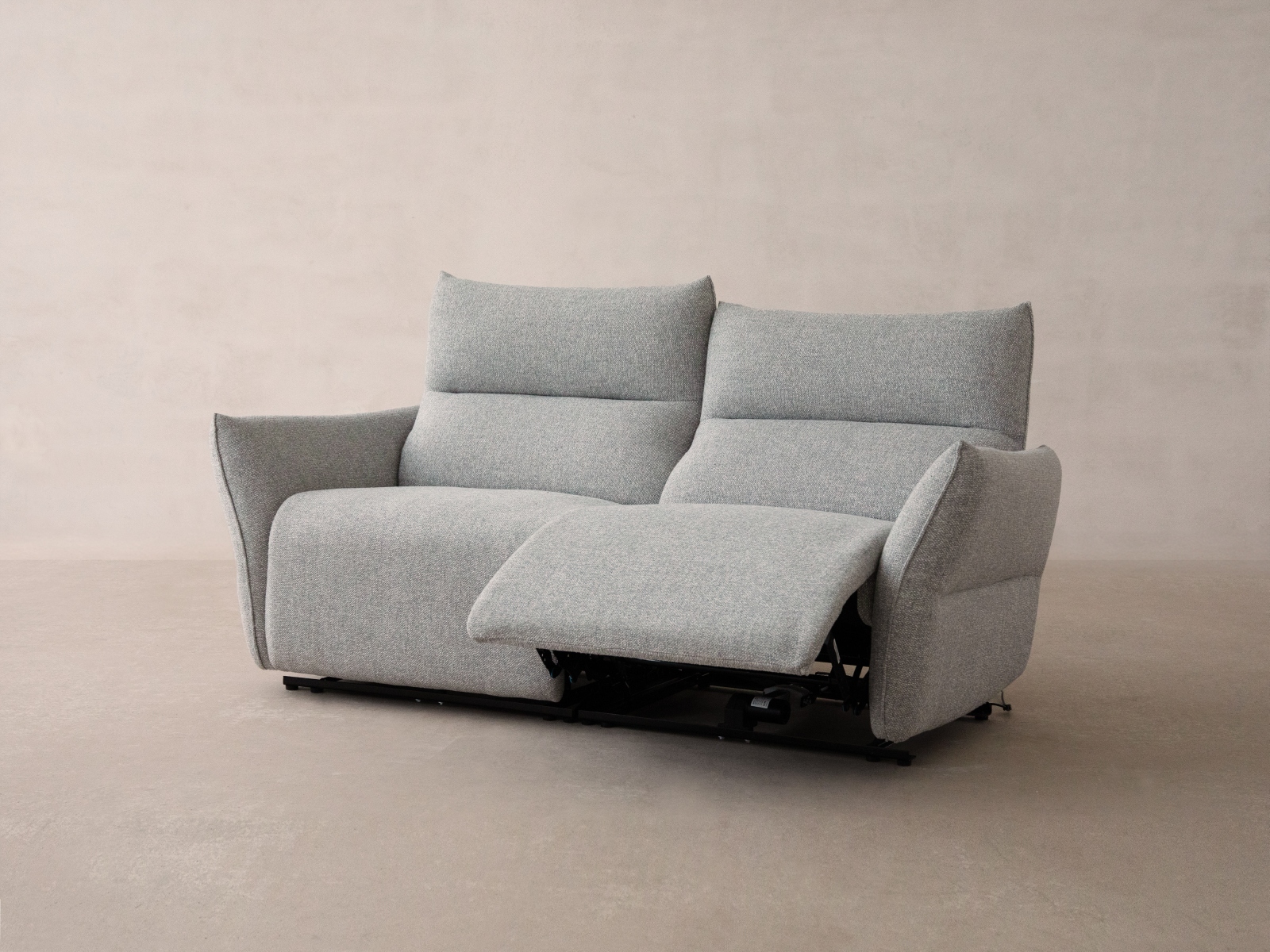 Micadoni Sofa Montgri 3-Sitzer Grau