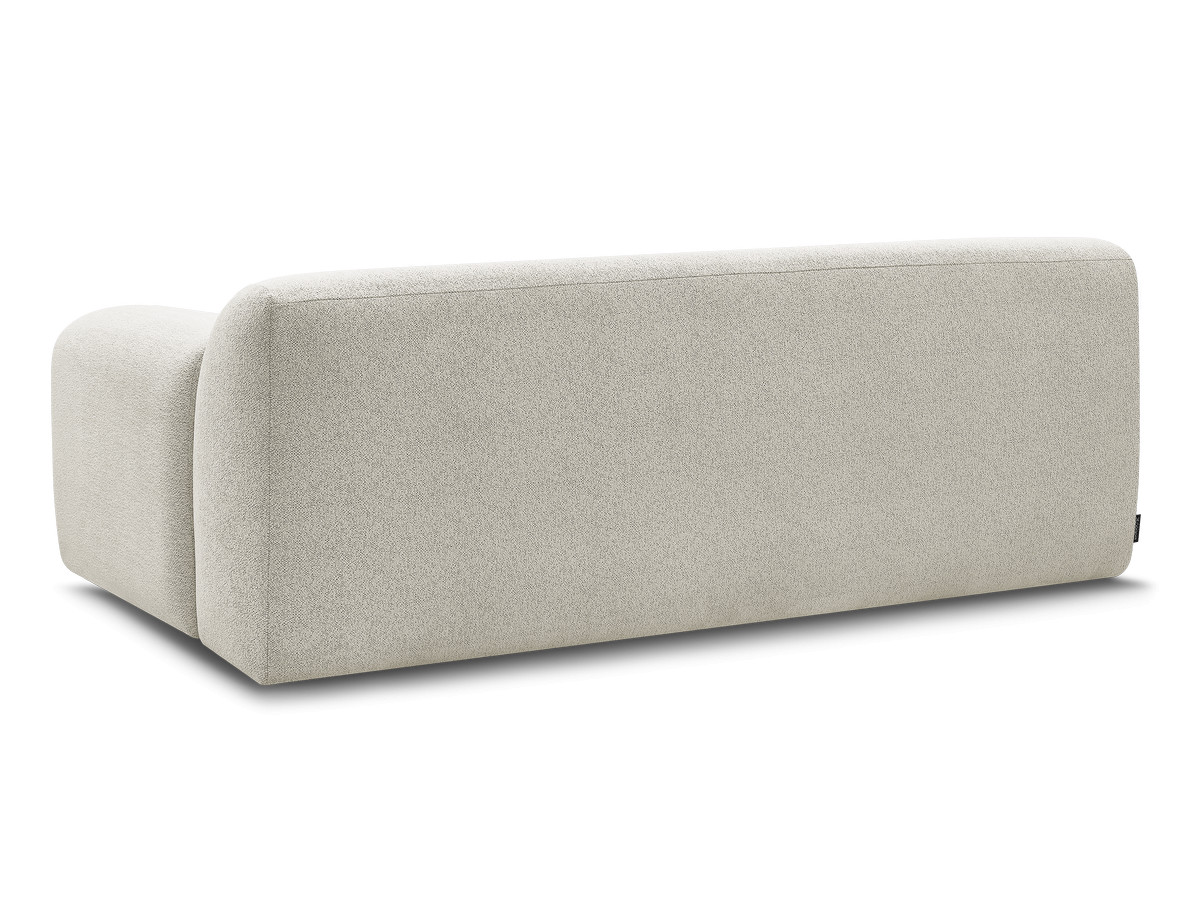 Bobochic Melisse Sofa 2-Sitzer Melange-Stoff Weiß