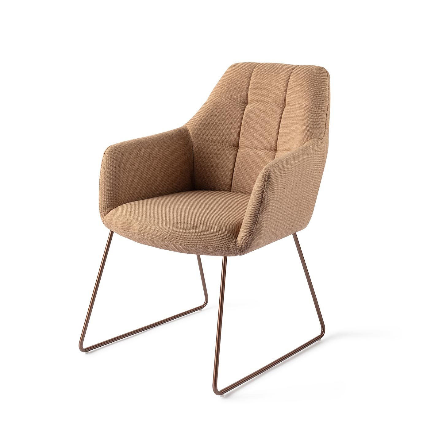 Jesper Home Esszimmerstuhl Noto Toasted-Toffee Slide Rosa