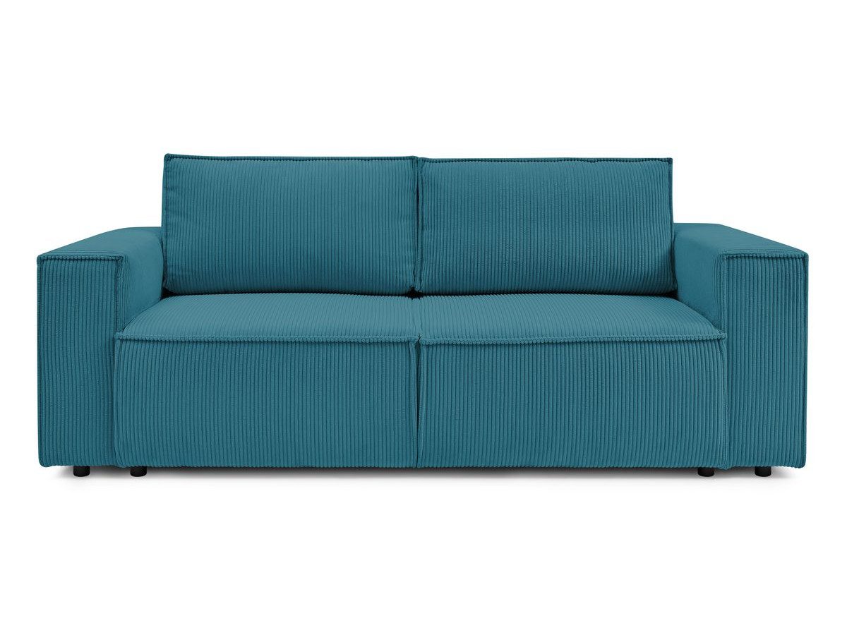 Bobochic Nihad Sofa 2-Sitzer Cordsamt Dunkelblau