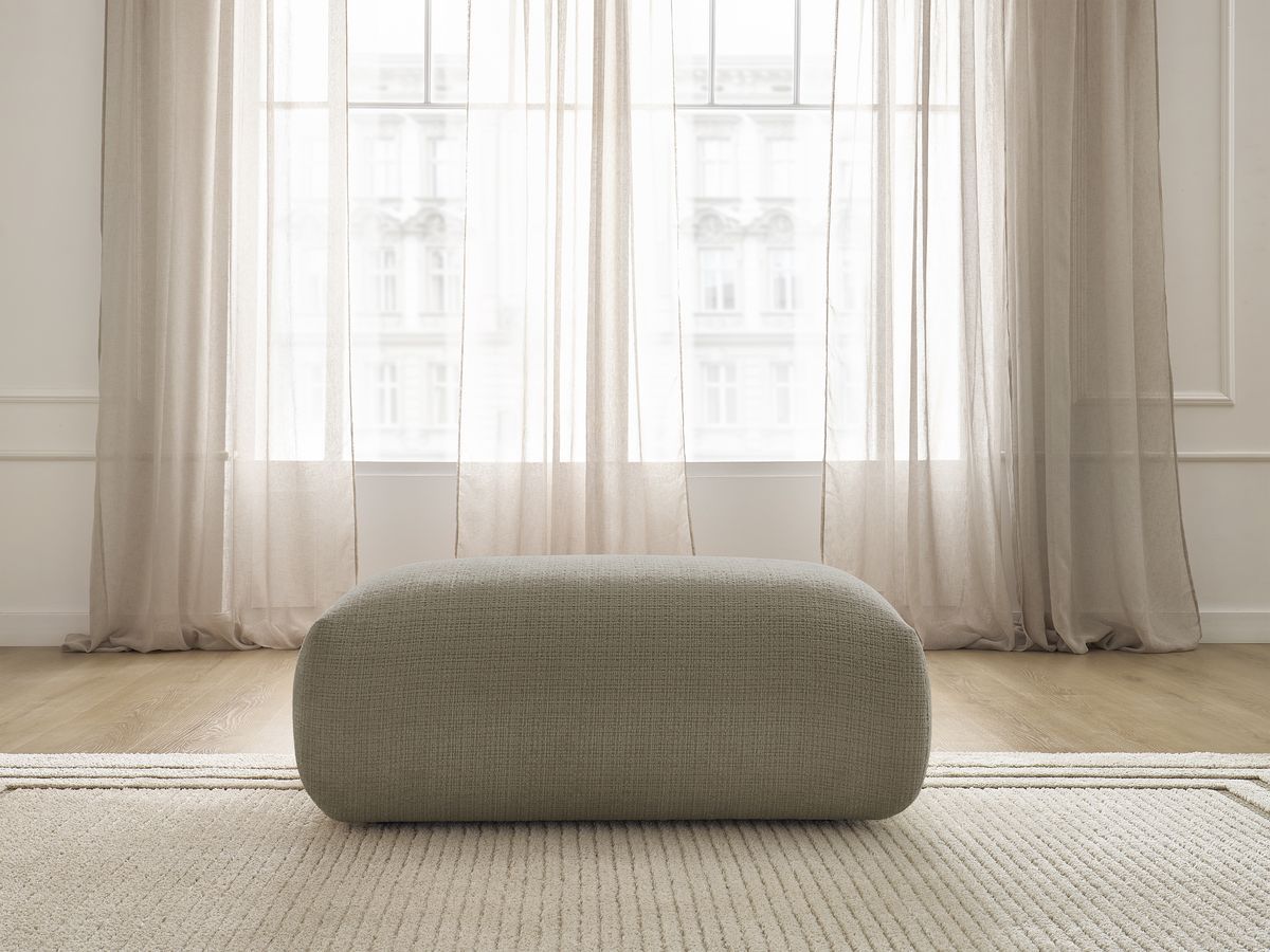 Bobochic Sirius Sofa 1-Sitzer Strukturstoff Taupe