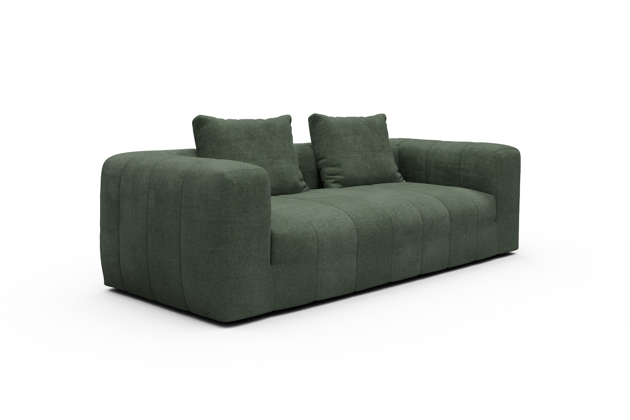 Sofa Hugo 3-Sitzer Casone-Forest-Green