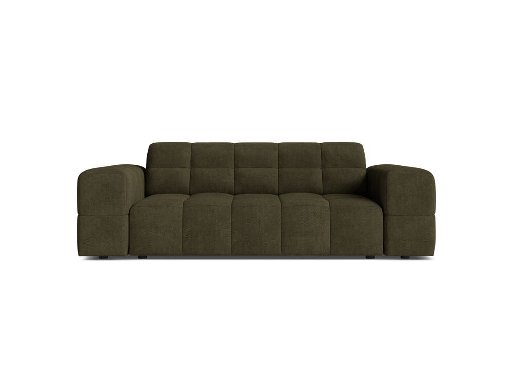 Cosmopolitan Design Sofa Chicago 2-Sitzer Chenille Eden Grün