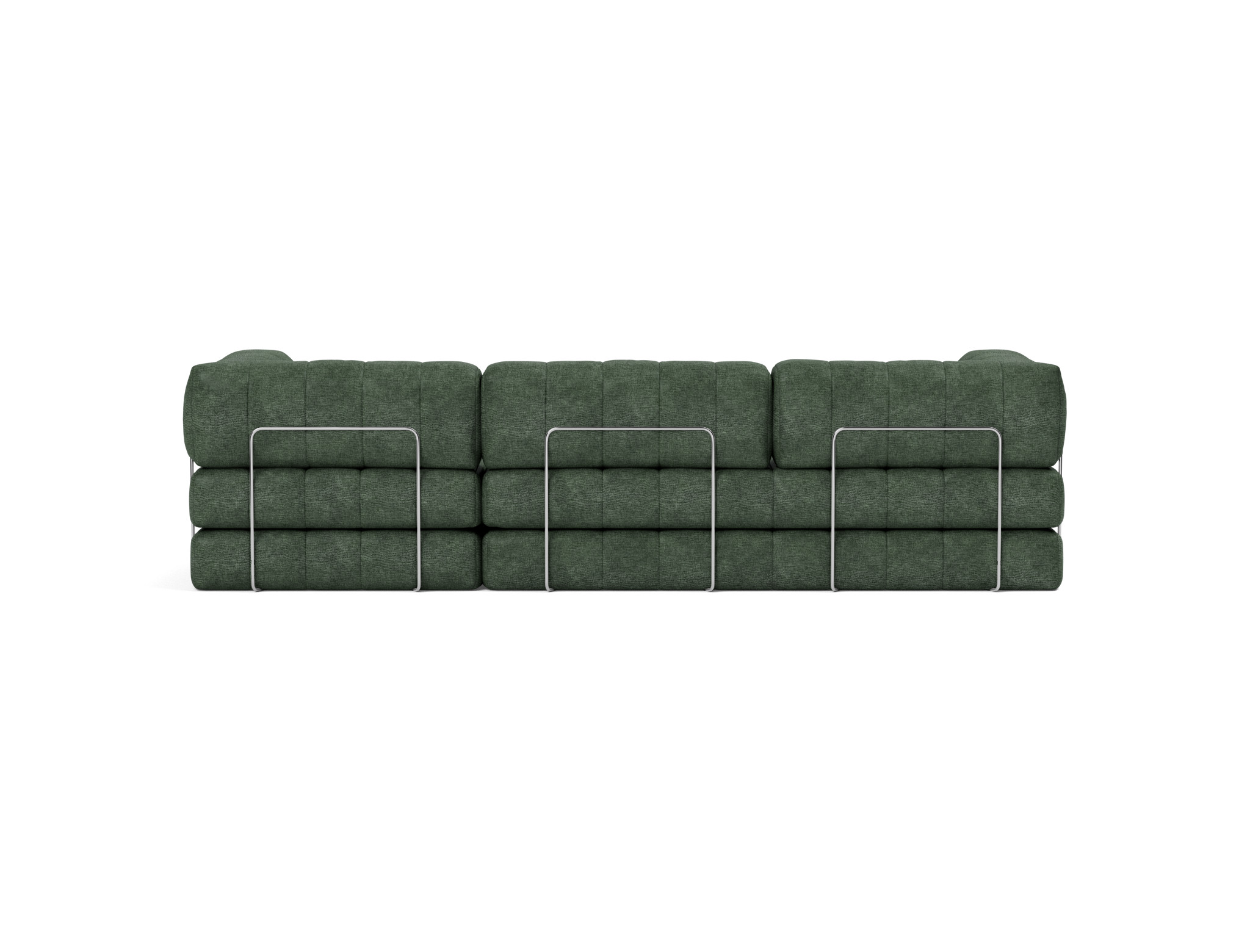 Schlafsofa CozyPad Grand mit Armlehnen Flachgewebe Avella 281-Pine-Green