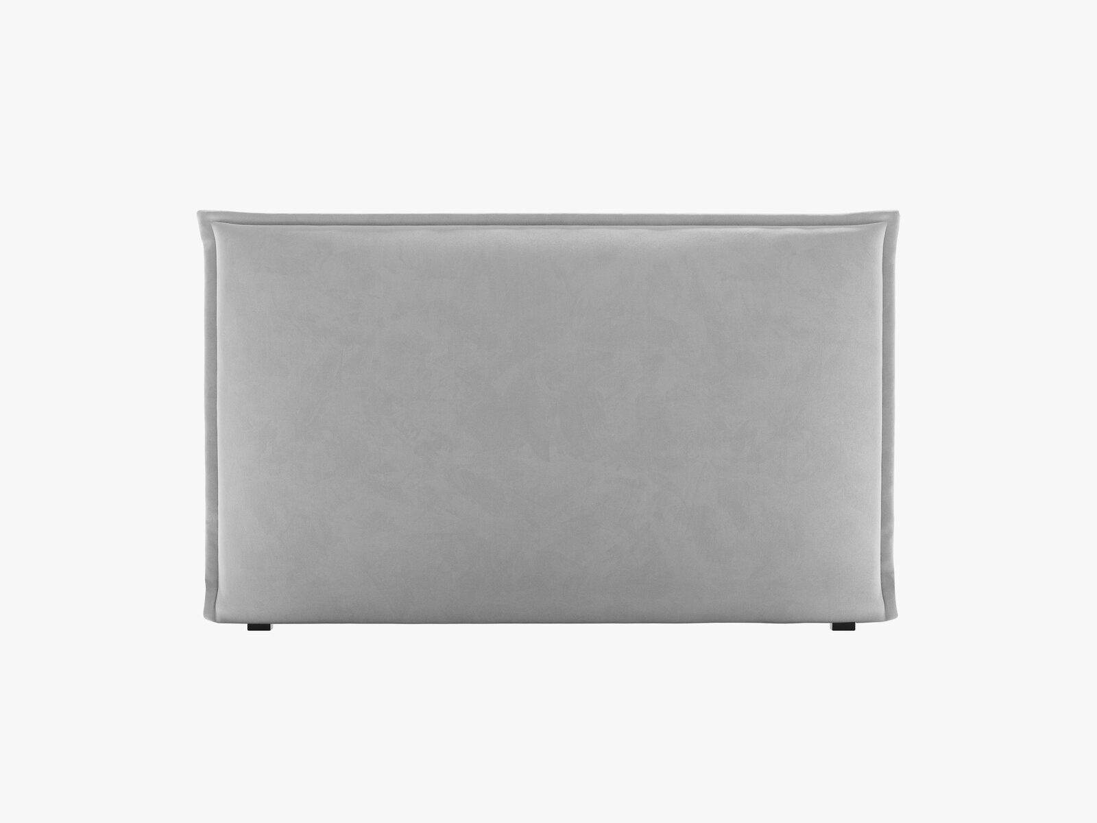 Micadoni Monica Samtiger Kopfteil 140 cm (H 95 cm) Samt Paris Hellgrau 160x95