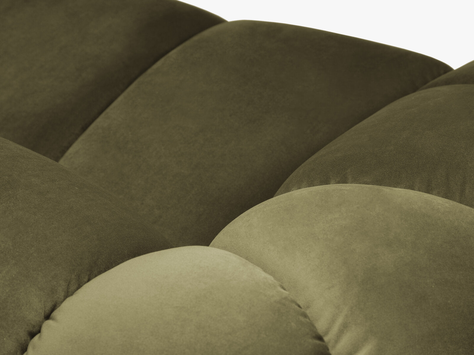 Micadoni Sofa Diana 3-Sitzer Samt Grün