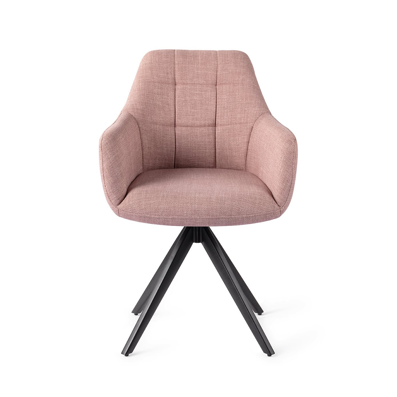 Jesper Home Esszimmerstuhl Noto Vintage-Rose Turn Schwarz moebelfaktor