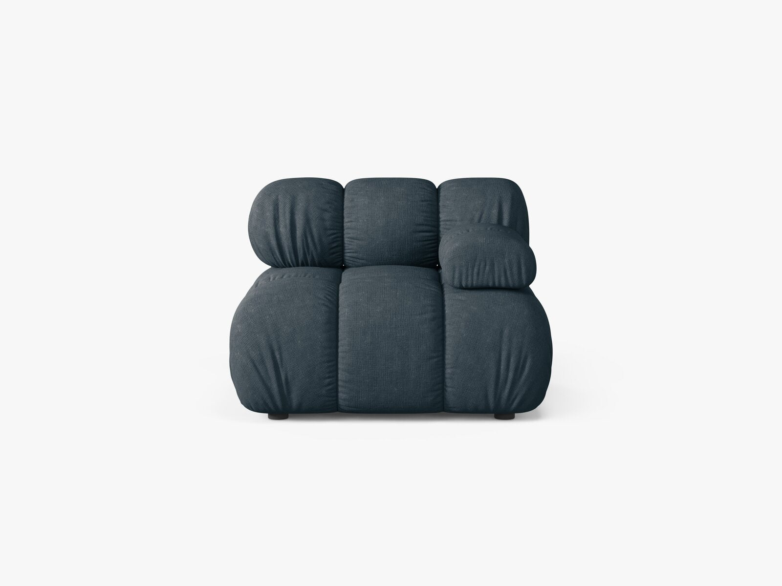 Micadoni Eckmodul Bellis Rechts Strukturierter Stoff Liberty Dunkel Petrol