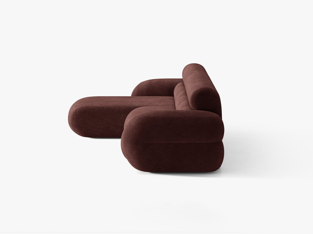 Micadoni Neo Ecksofa 4-Sitzer Links Chenille Golden Kirschbaum