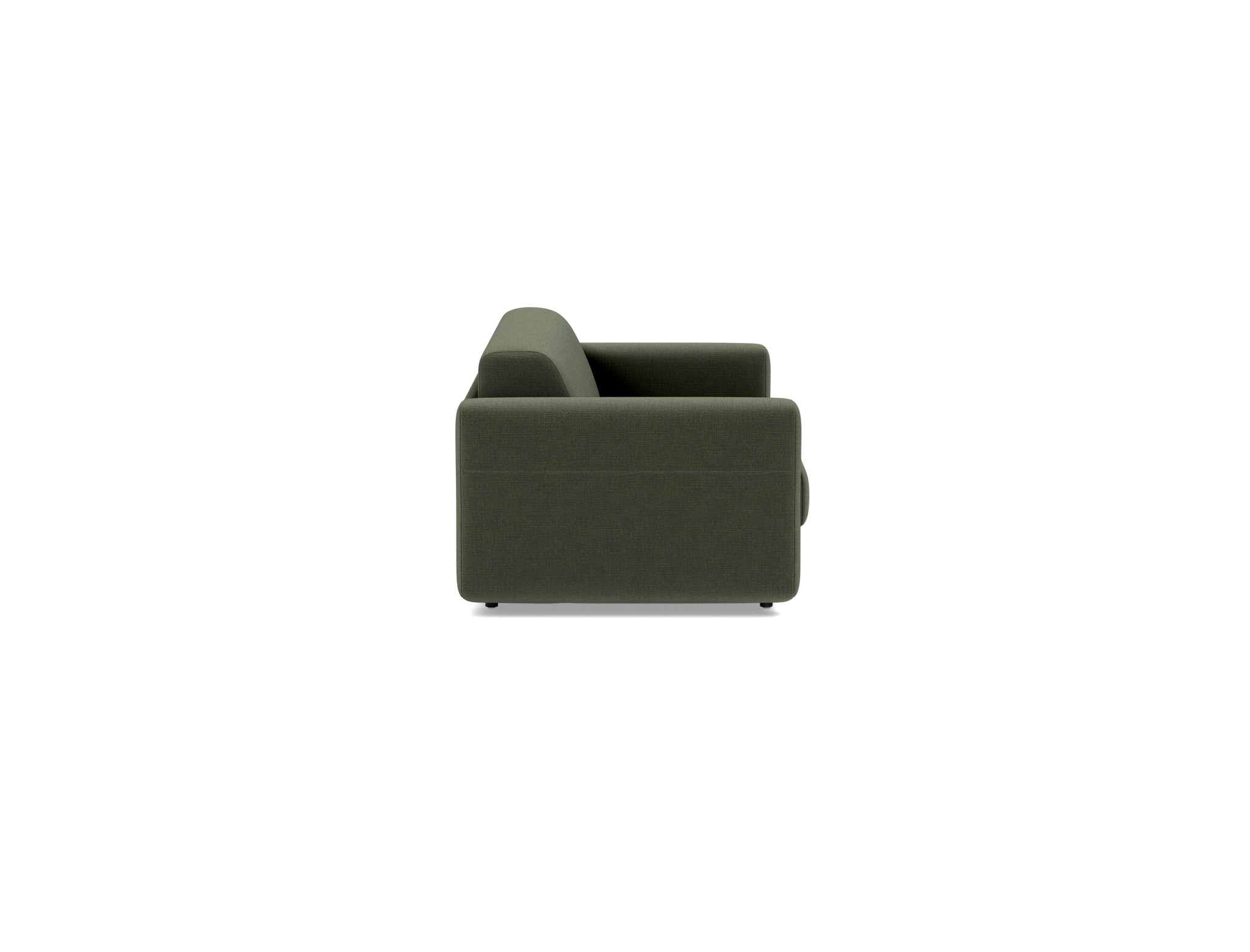 Schlafsofa Killian mit Taschenfederkernmatratze 140 Chenille Esina 413-Olive-Green