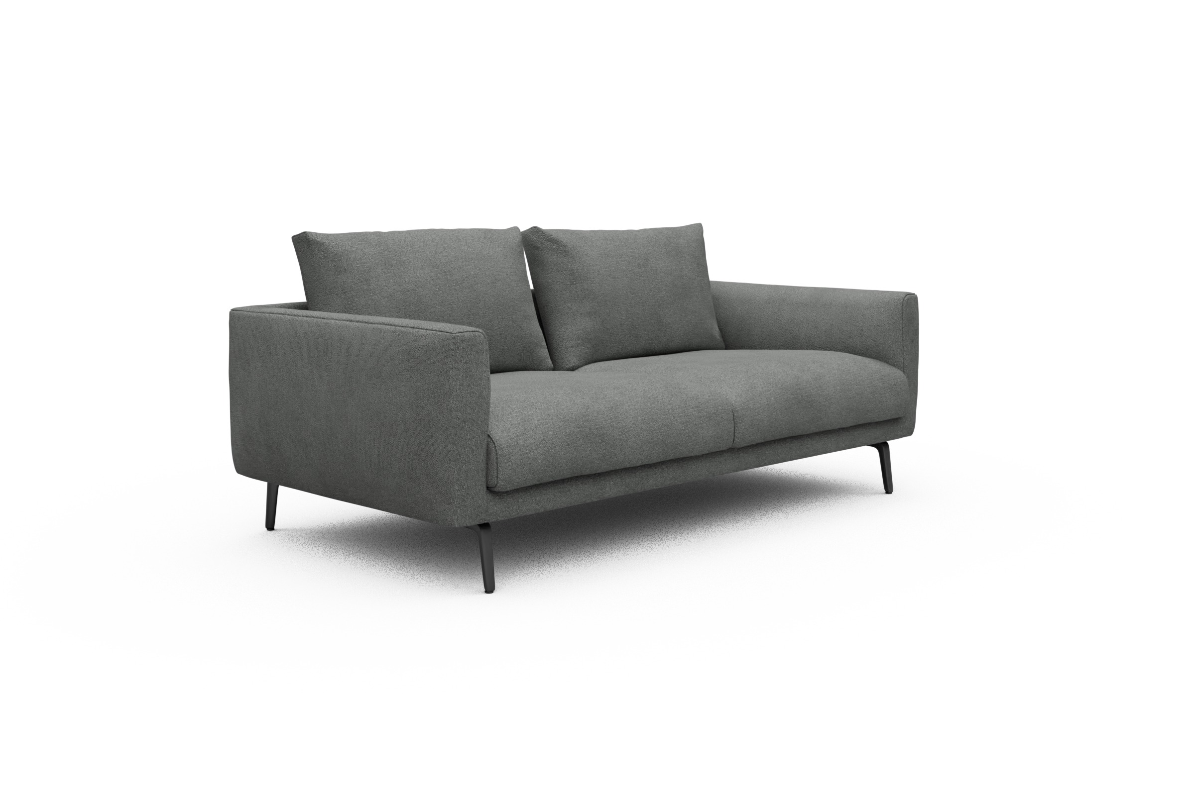 Sofa Karl 2-5-Sitzer Boucle-Ash-Grey