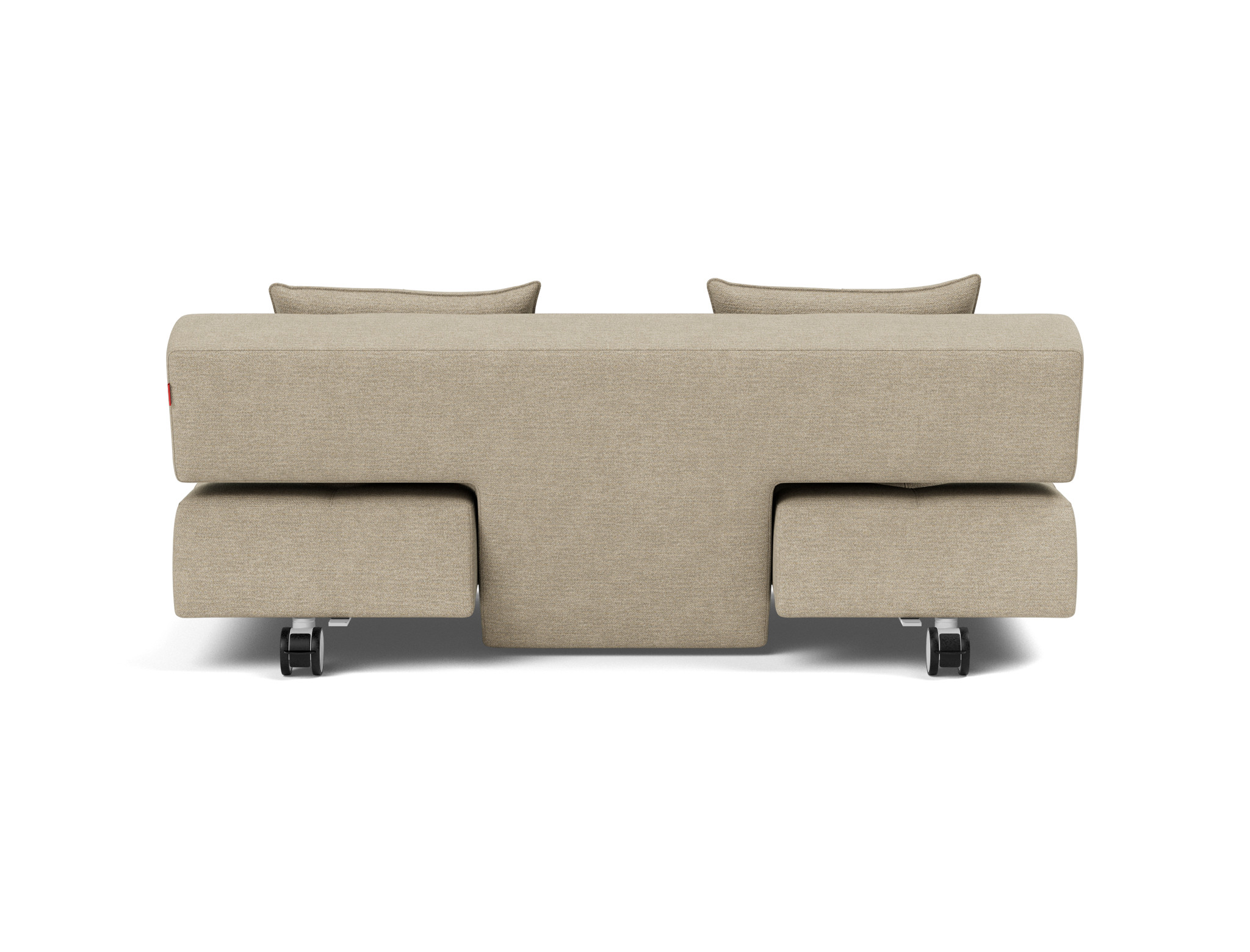 Schlafsofa Long Horn D.E.L. Strukturierter Stoff Taura 356-Sand