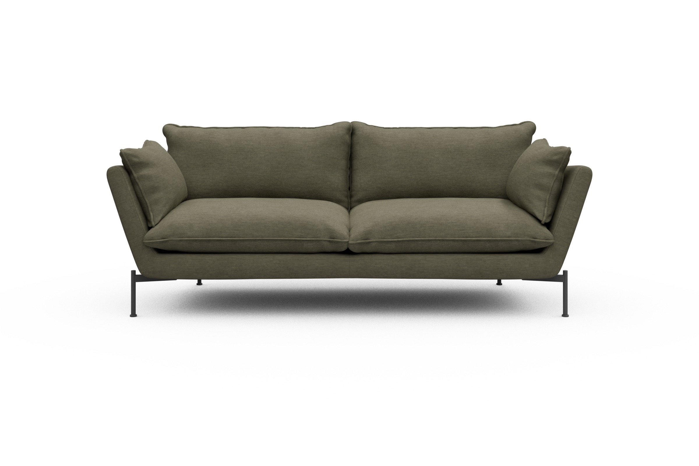 Skandi Home Sofa Anton PREMIUM 3-Sitzer Vivus-Dusty-Olive moebelfaktor