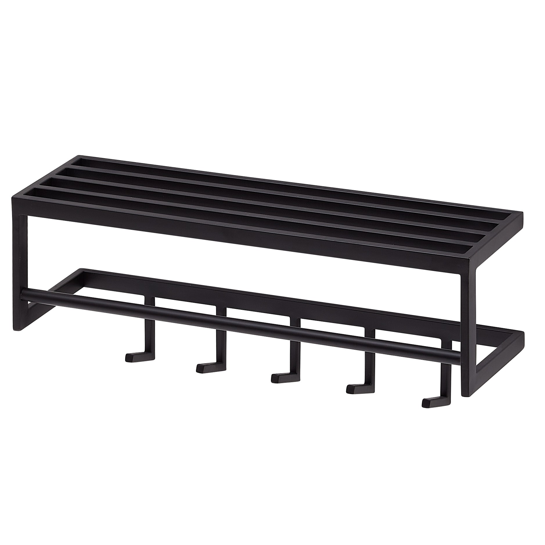 Wandgarderobe Geirland Metall Schwarz 70 × 20 × 20 cm