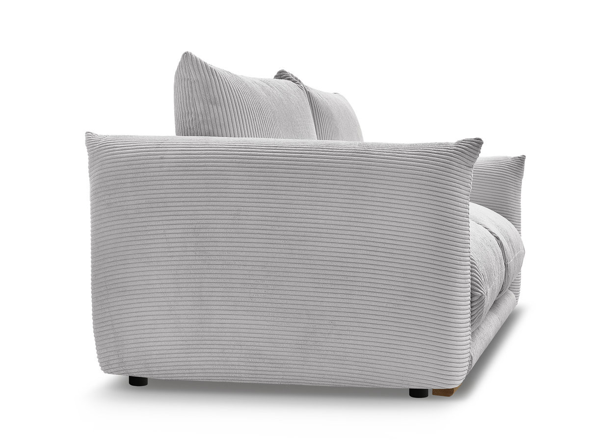 Bobochic Ernest Sofa 2-Sitzer Cordsamt Hellgrau