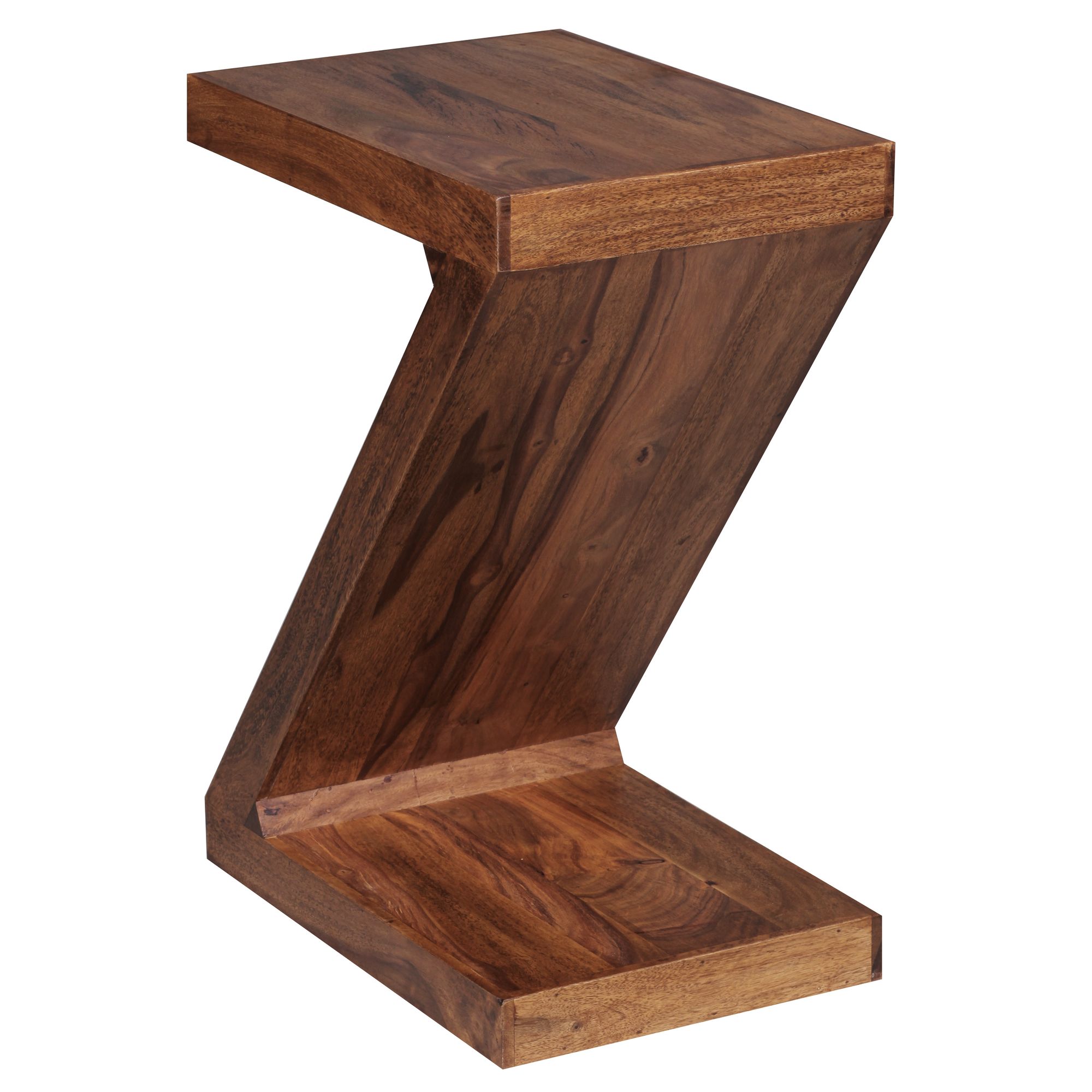 Beistelltisch Aalvik Massivholz Dunkelbraun 44 × 30 × 59 cm
