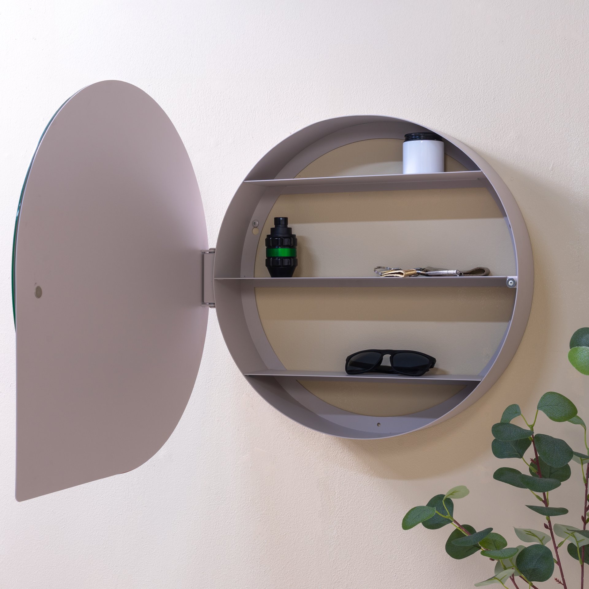 Spinder Design Spiegelschrank Sonnet Large Silky Taupe