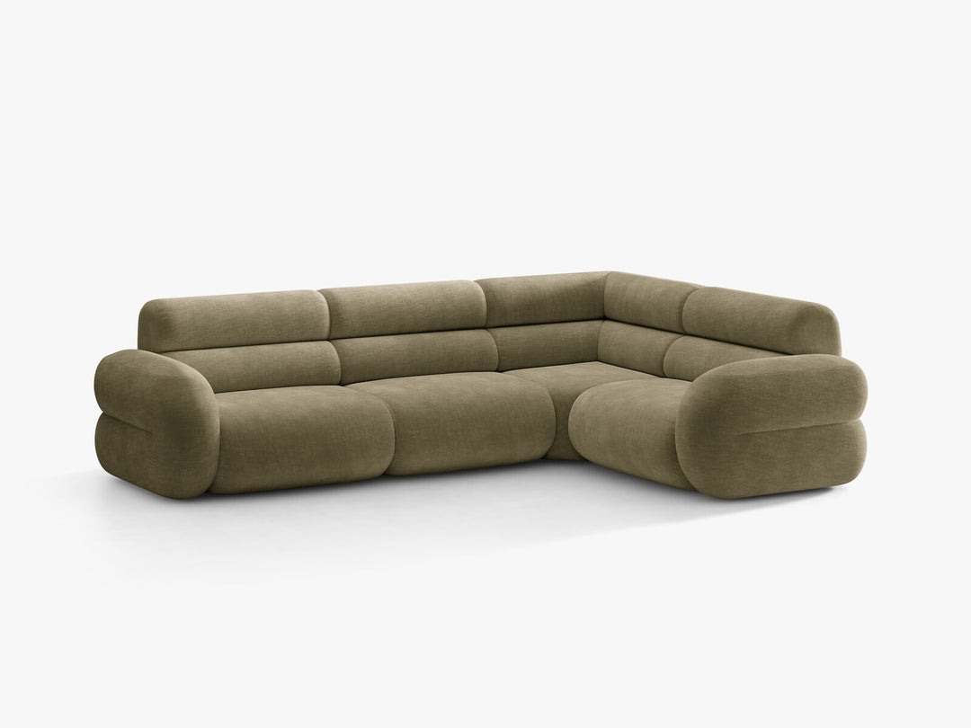Micadoni Neo Ecksofa 295 cm Links Chenille Golden Hellolive
