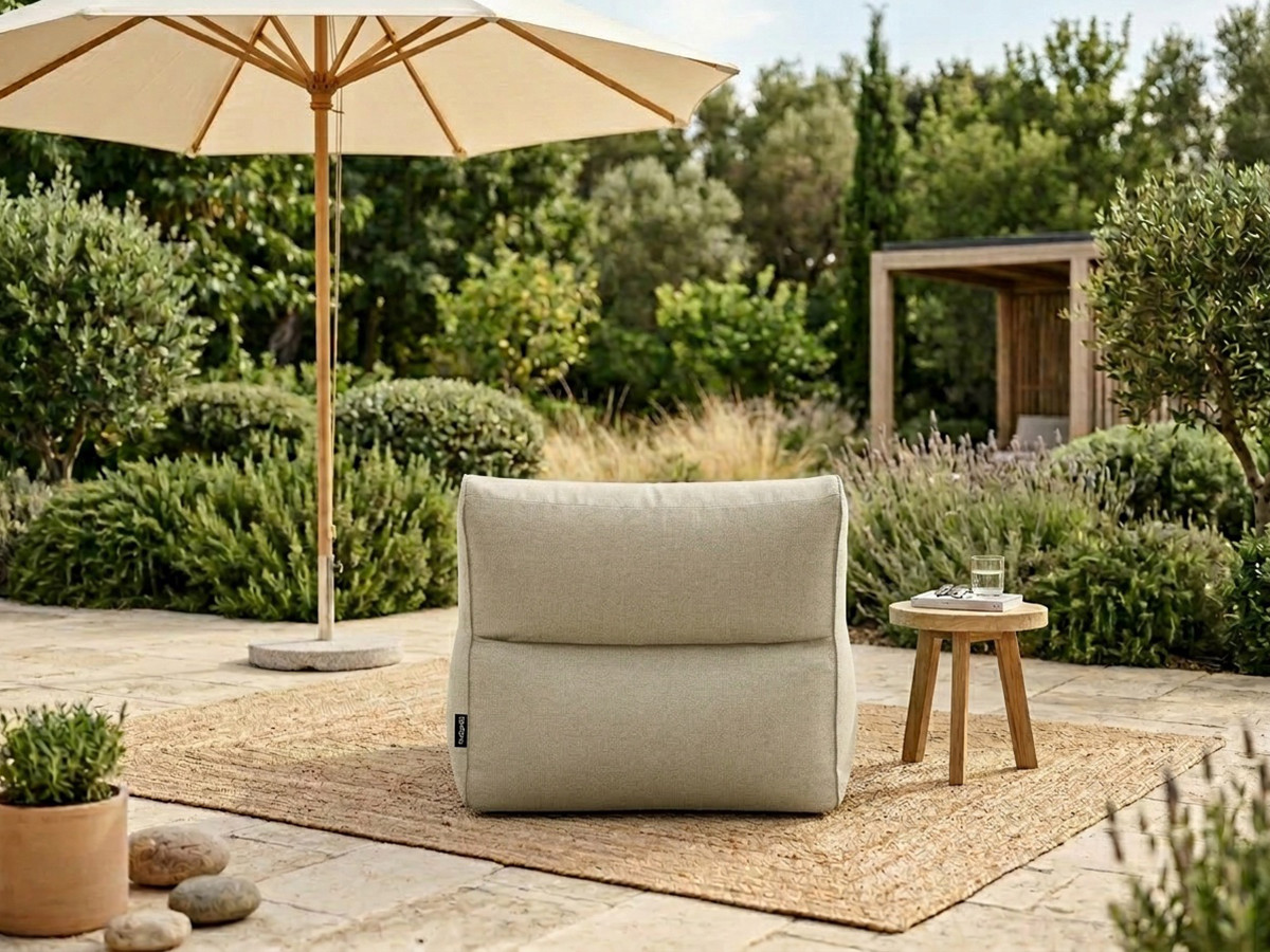 Bobochic Riviera Sofamodul 1-Sitzer Stoff Beige