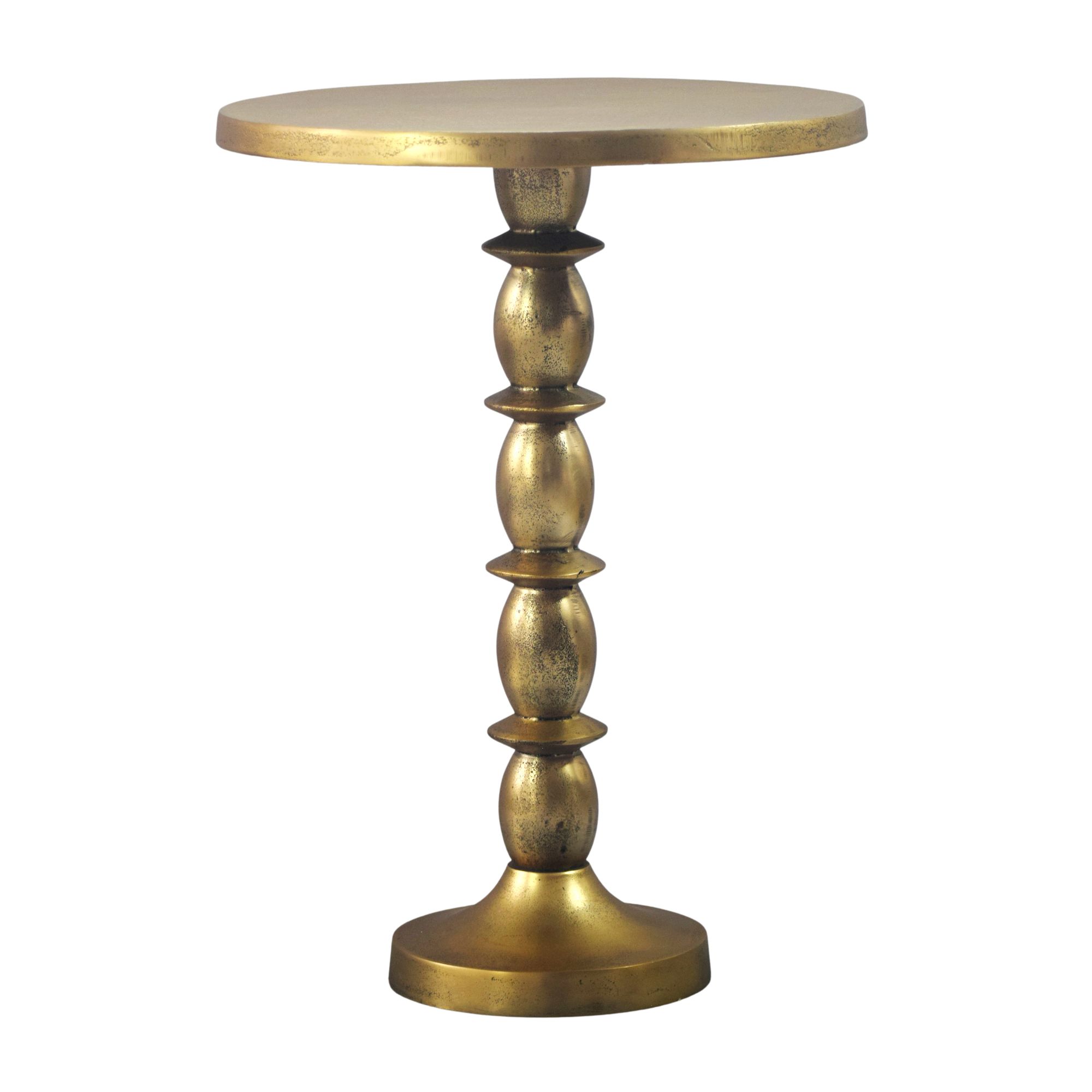 Beistelltisch Steinkjer Aluminium Gold Ø 40 × H 56 cm