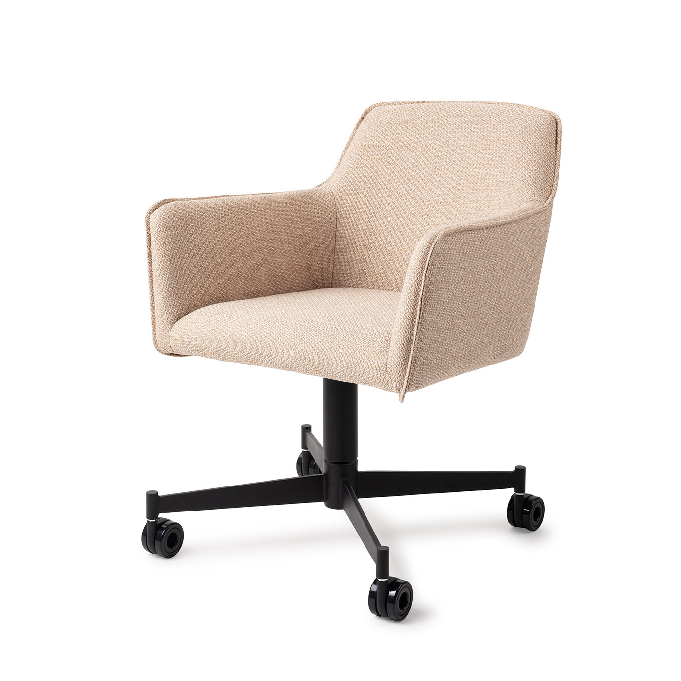 Jesper Home Esszimmerstuhl Hofu Wild Walnut Caster Schwarz
