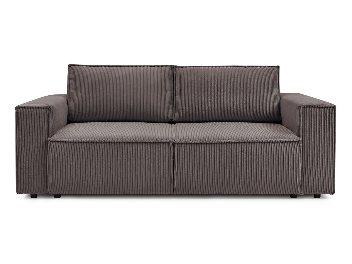 Bobochic Nihad Sofa 2-Sitzer Cordsamt Taupe