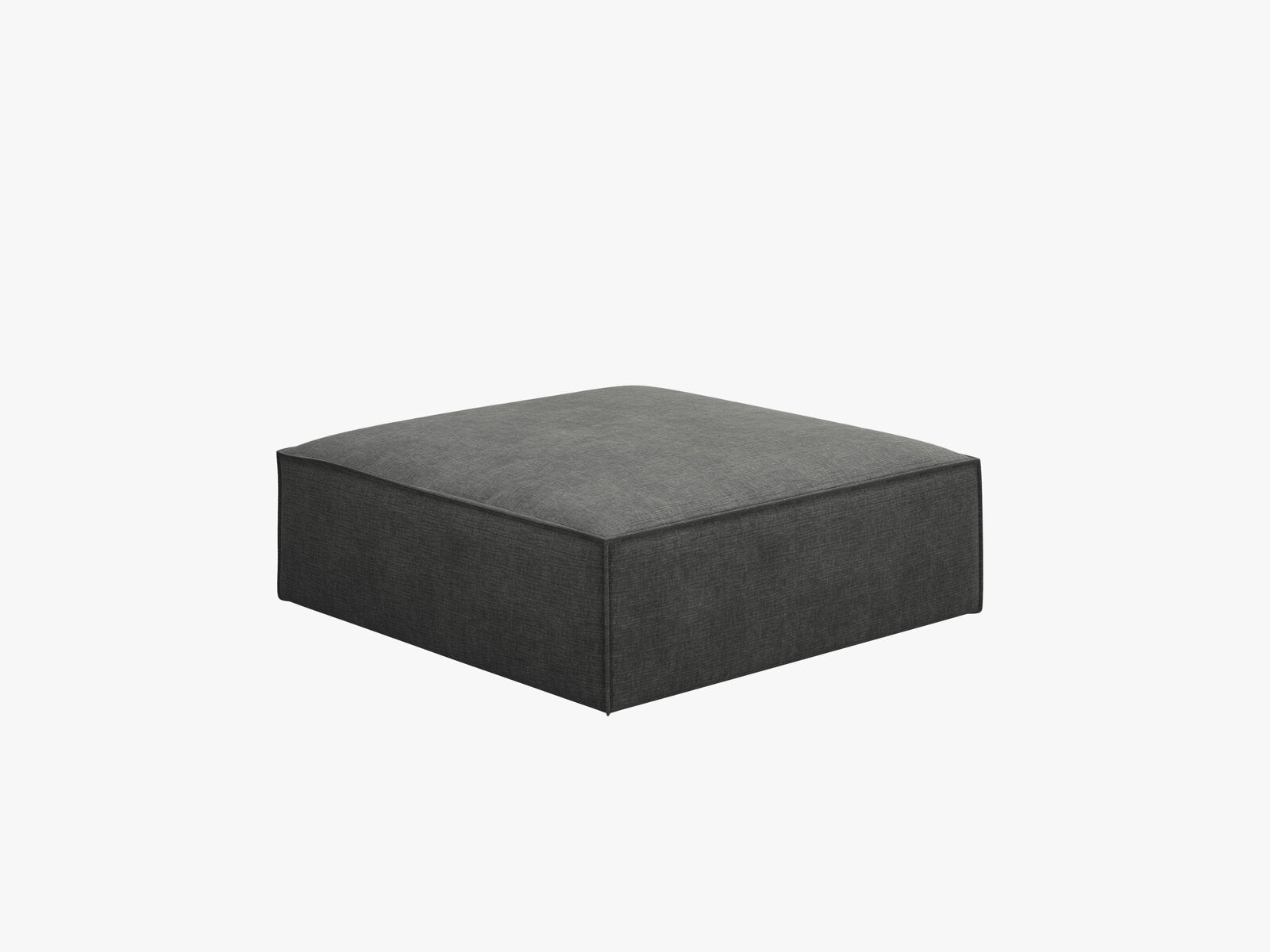 Micadoni Hocker Kaelle 1-Sitzer Chenille Over The Horizon Dunkelgrau