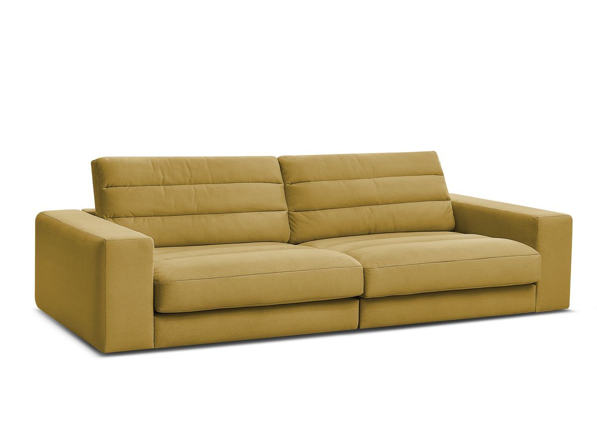 Bobochic Sierra Sofa 3-Sitzer Samt Gelb