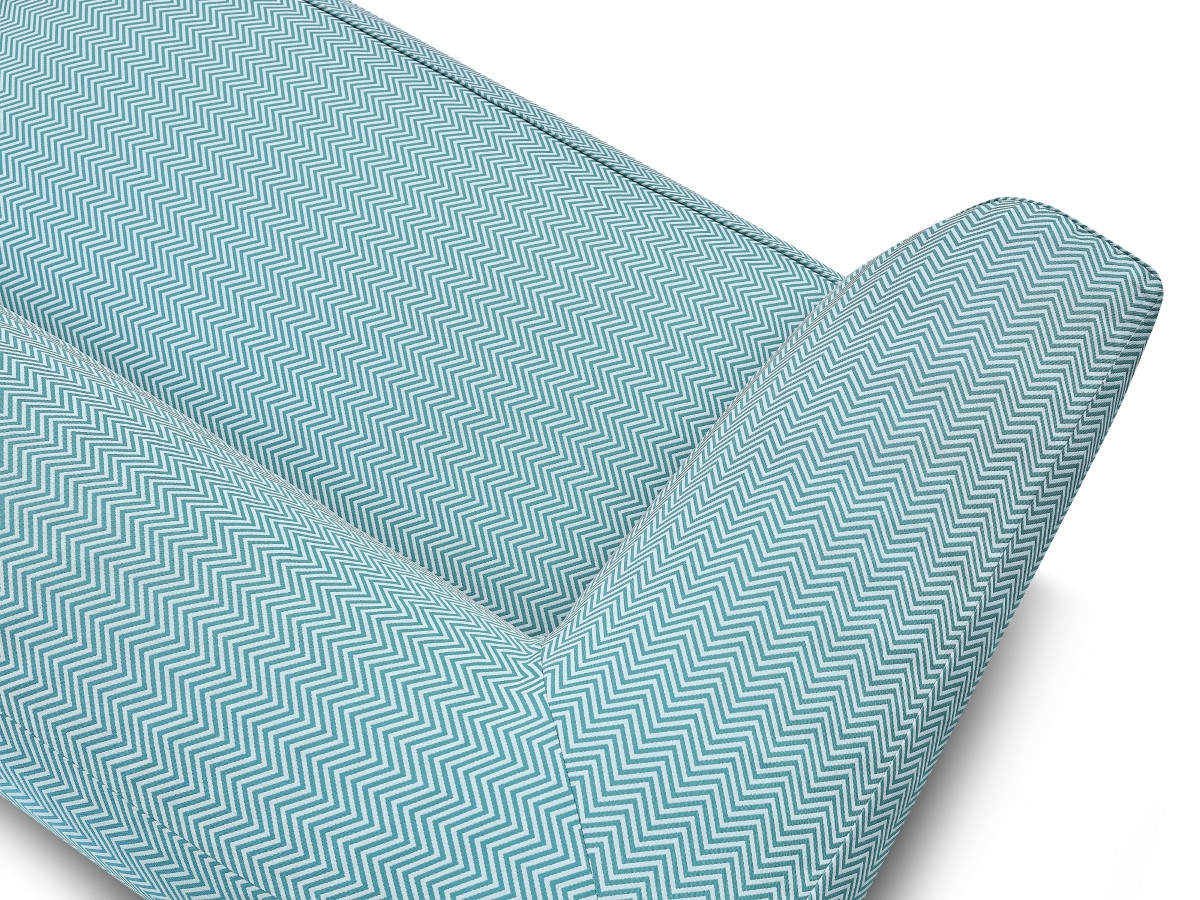 Bobochic Nour Gartensofa 2-Sitzer Stoff Dunkelblau