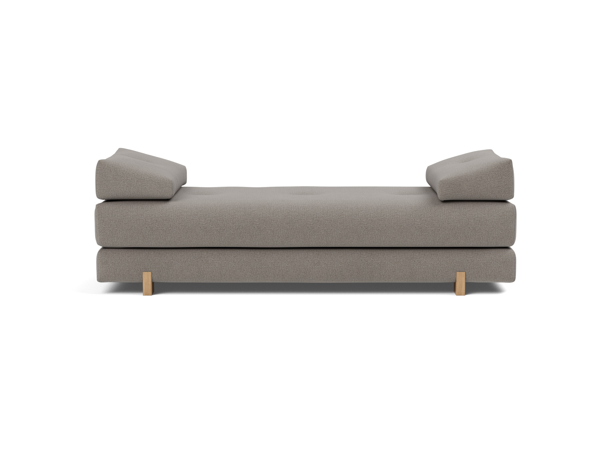 Tagesbett Sigmund Flachgewebe Mixed Dance 521-Grey Beine Drip Eiche