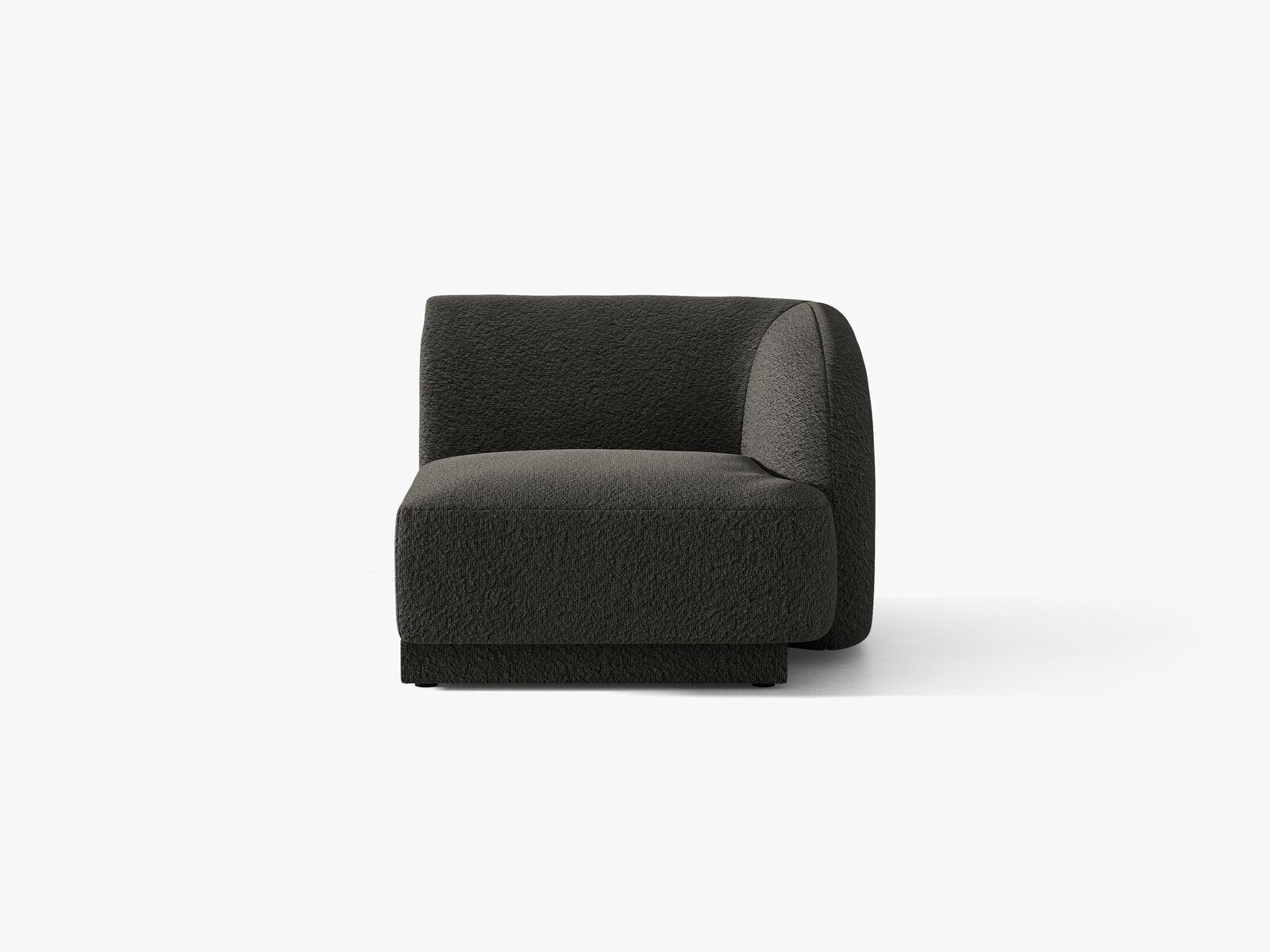 Micadoni Eckmodul Miley 1-Sitzer Rechts Boucle Baloo Braun