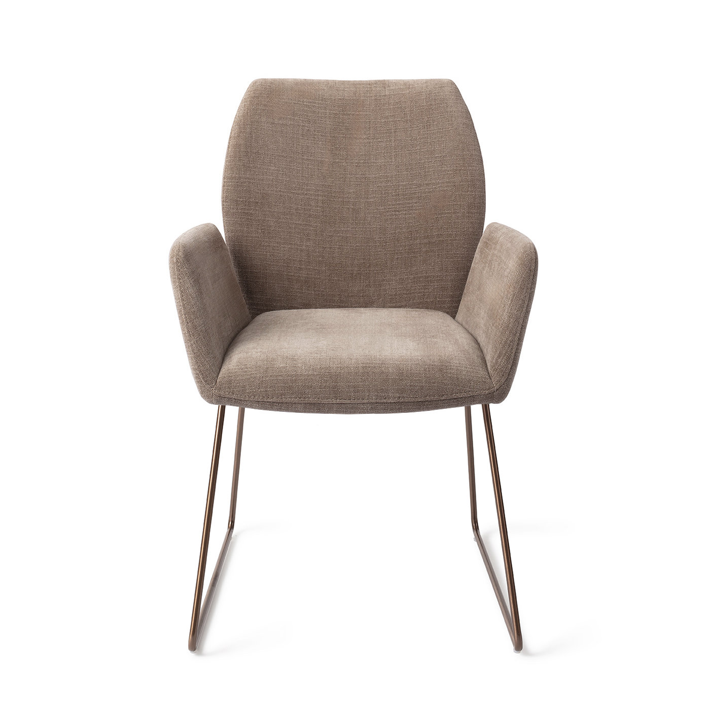 Jesper Home Esszimmerstuhl Misaki Mocha Mist Slide Rose