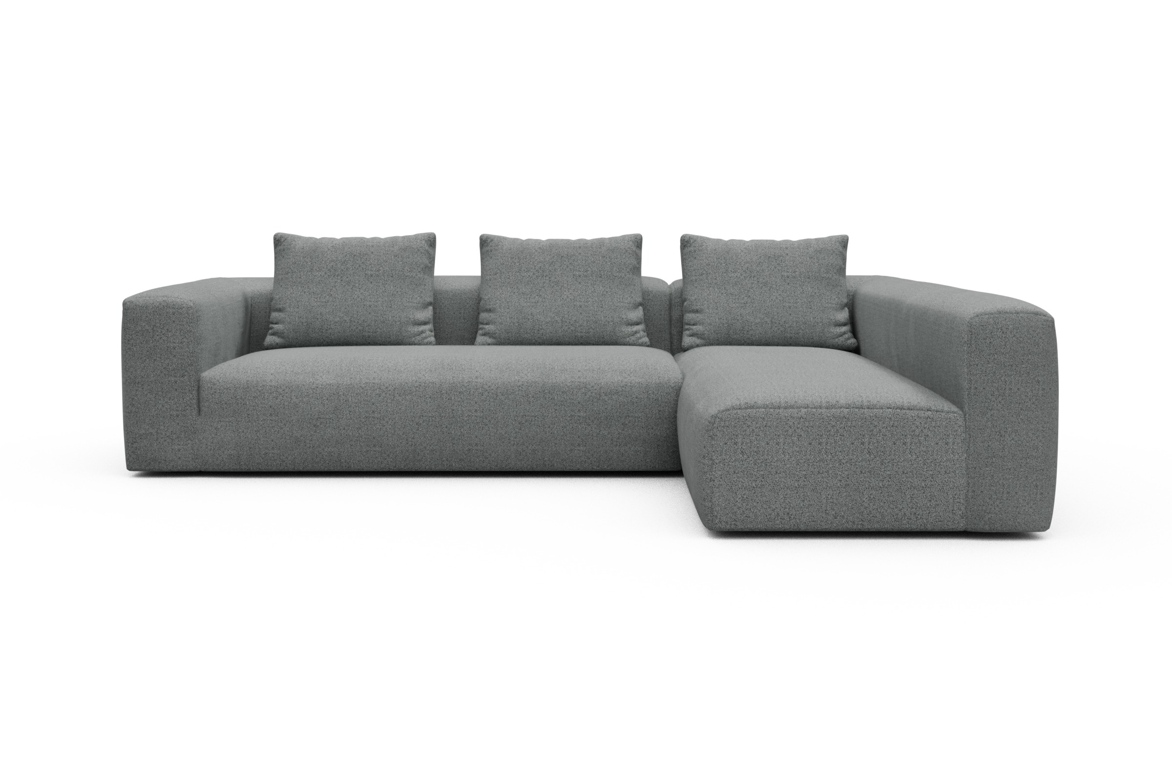 Skandi Home Ecksofa Fred 2x 2,5-Sitzer rechts offen Aivi-Gravet-Grey moebelfaktor