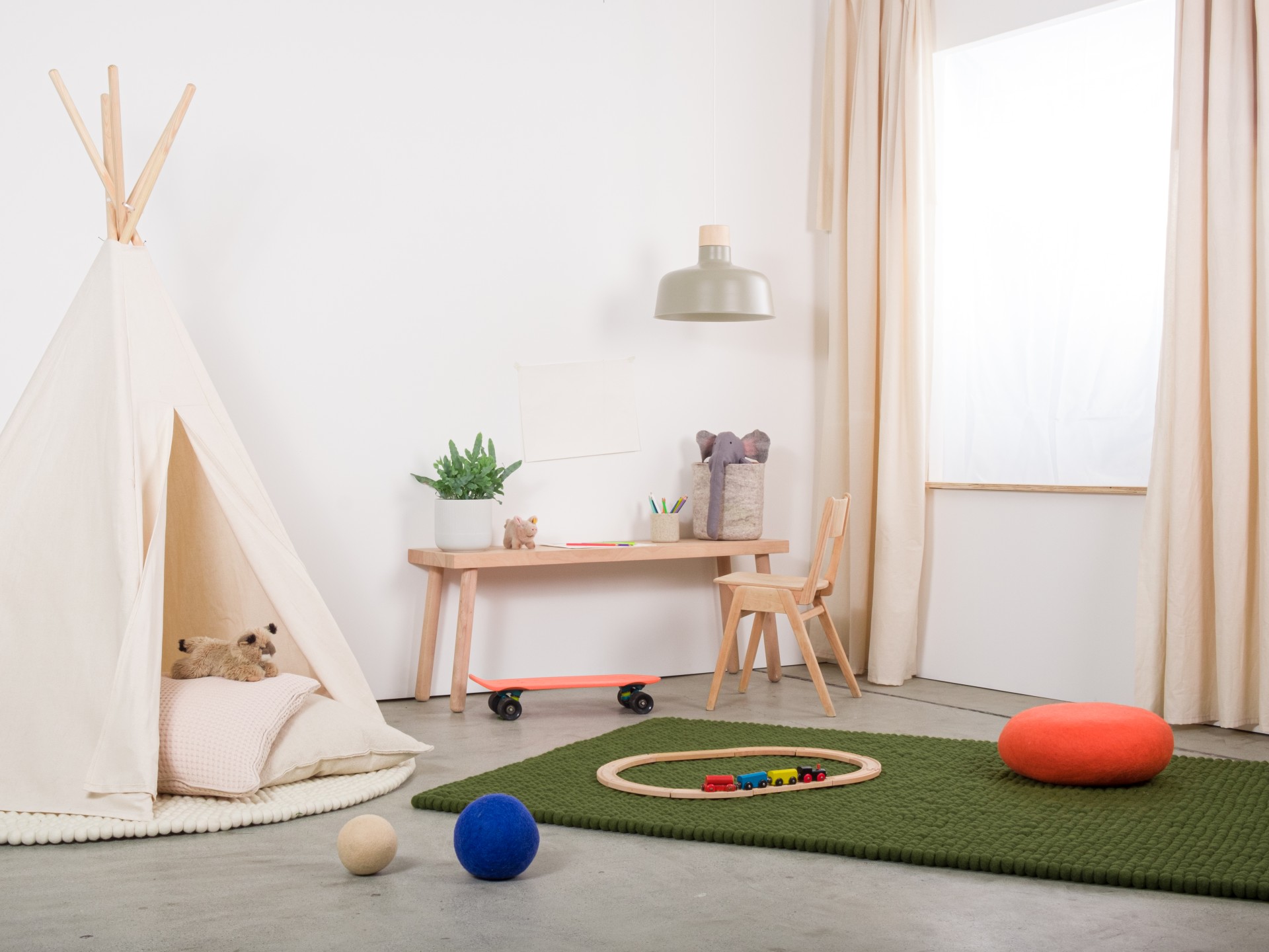 myfelt Jost Filzkugelteppich - 50x70 cm