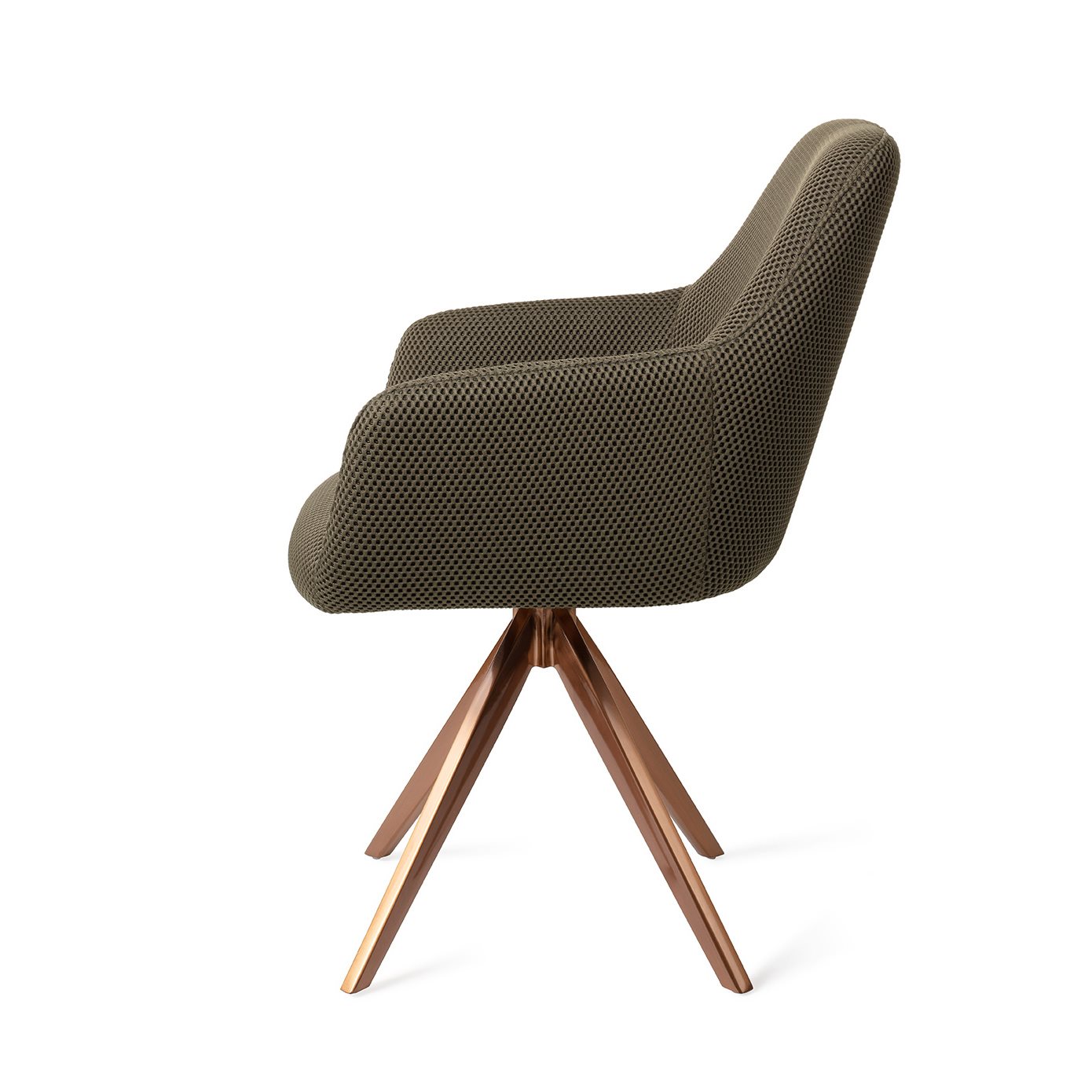 Jesper Home Esszimmerstuhl Hiroo Jungle-Jewel Turn Rosa