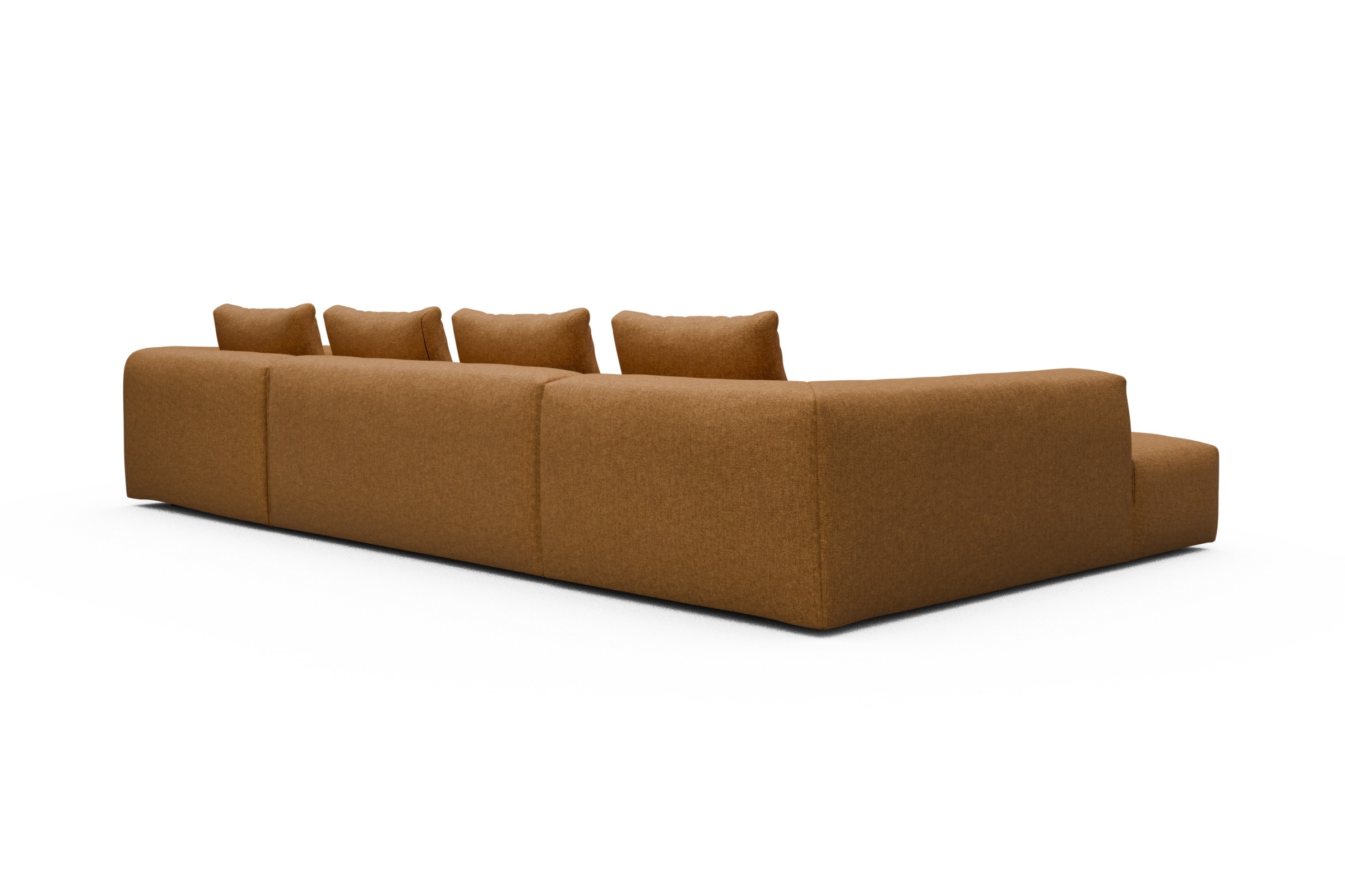 Wohnlandschaft Fred Relax-Ecke links mit 2-Sitzer und Chaiselongue rechts Sama-Cur