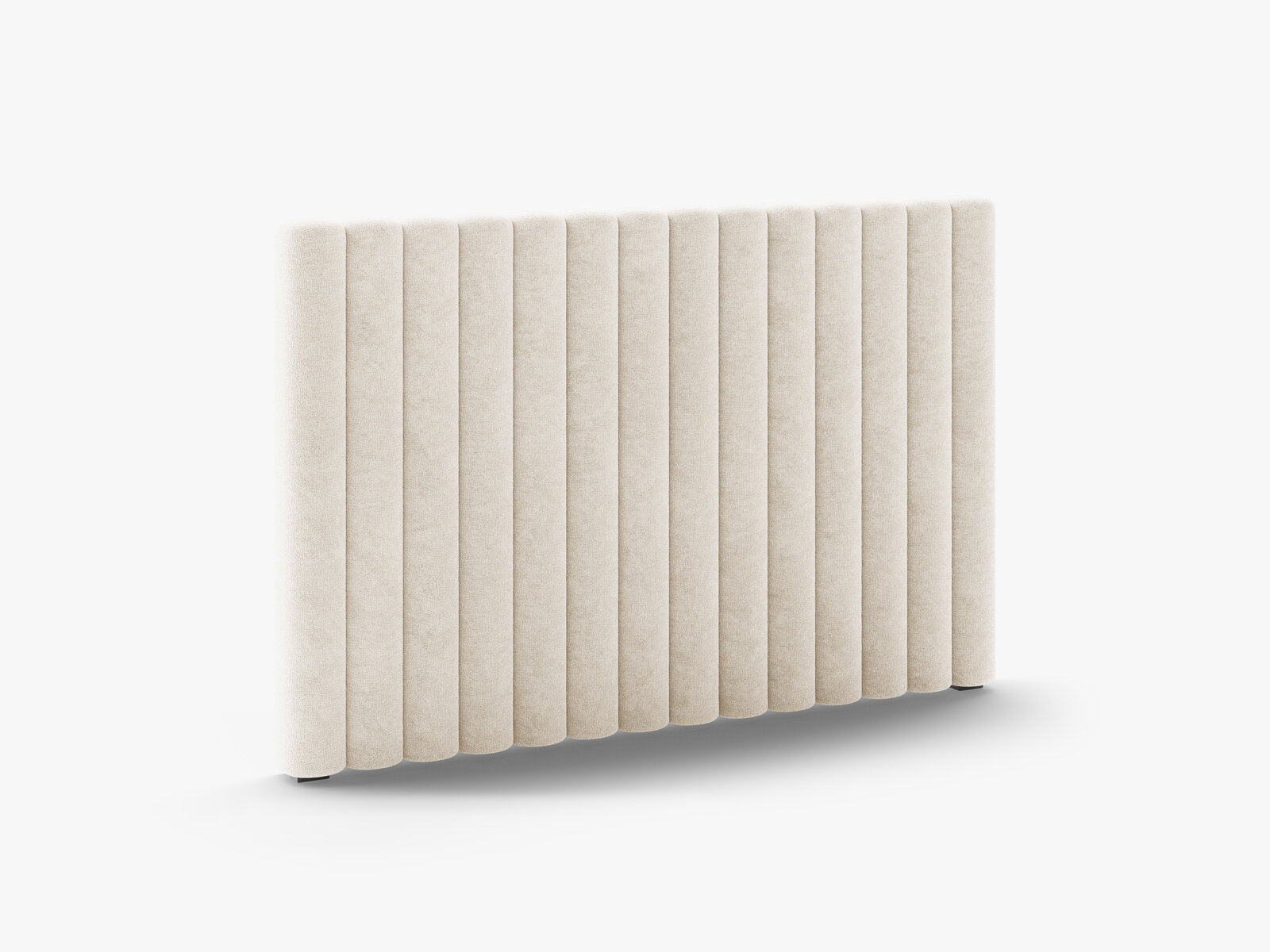 Micadoni Mistero Samtiger Kopfteil 80 cm Chenille Perfect Harmony Helles Beige 140x95