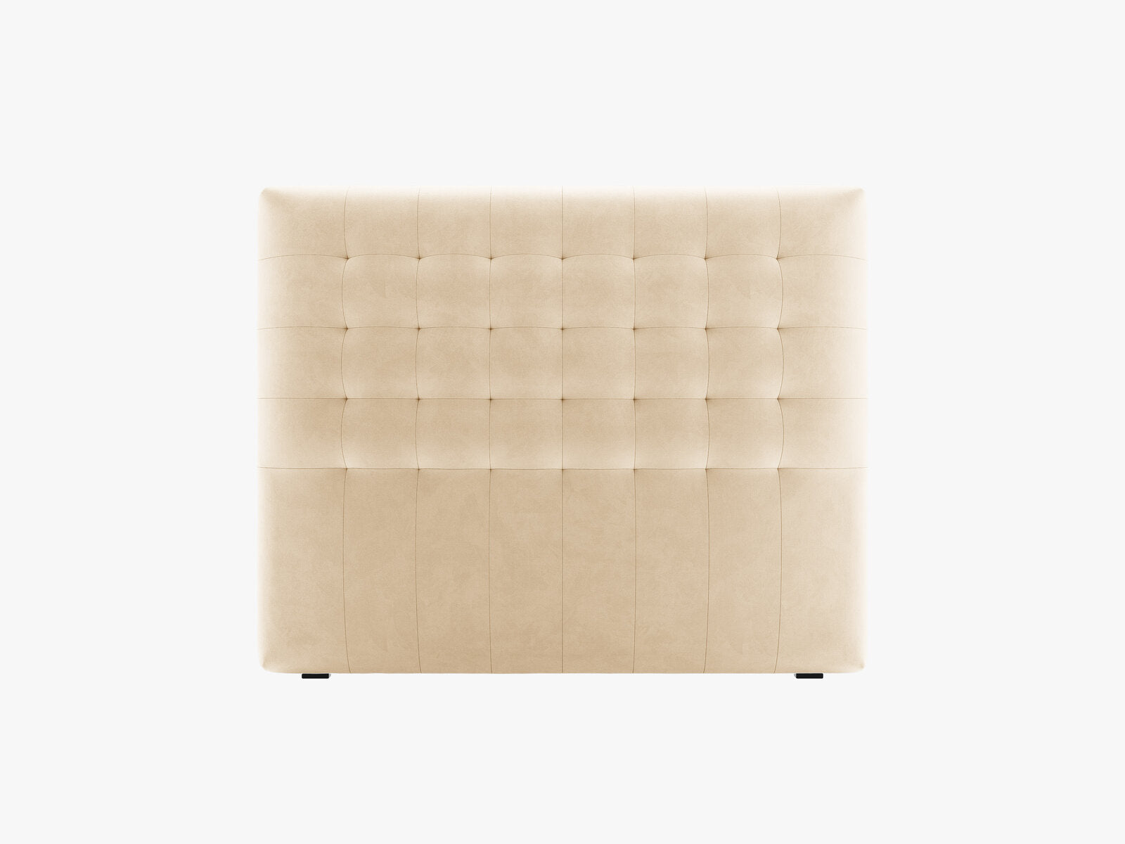 Micadoni Nova Samtiger Kopfteil 120 cm (H 95 cm) Samt Paris Nude 120x95