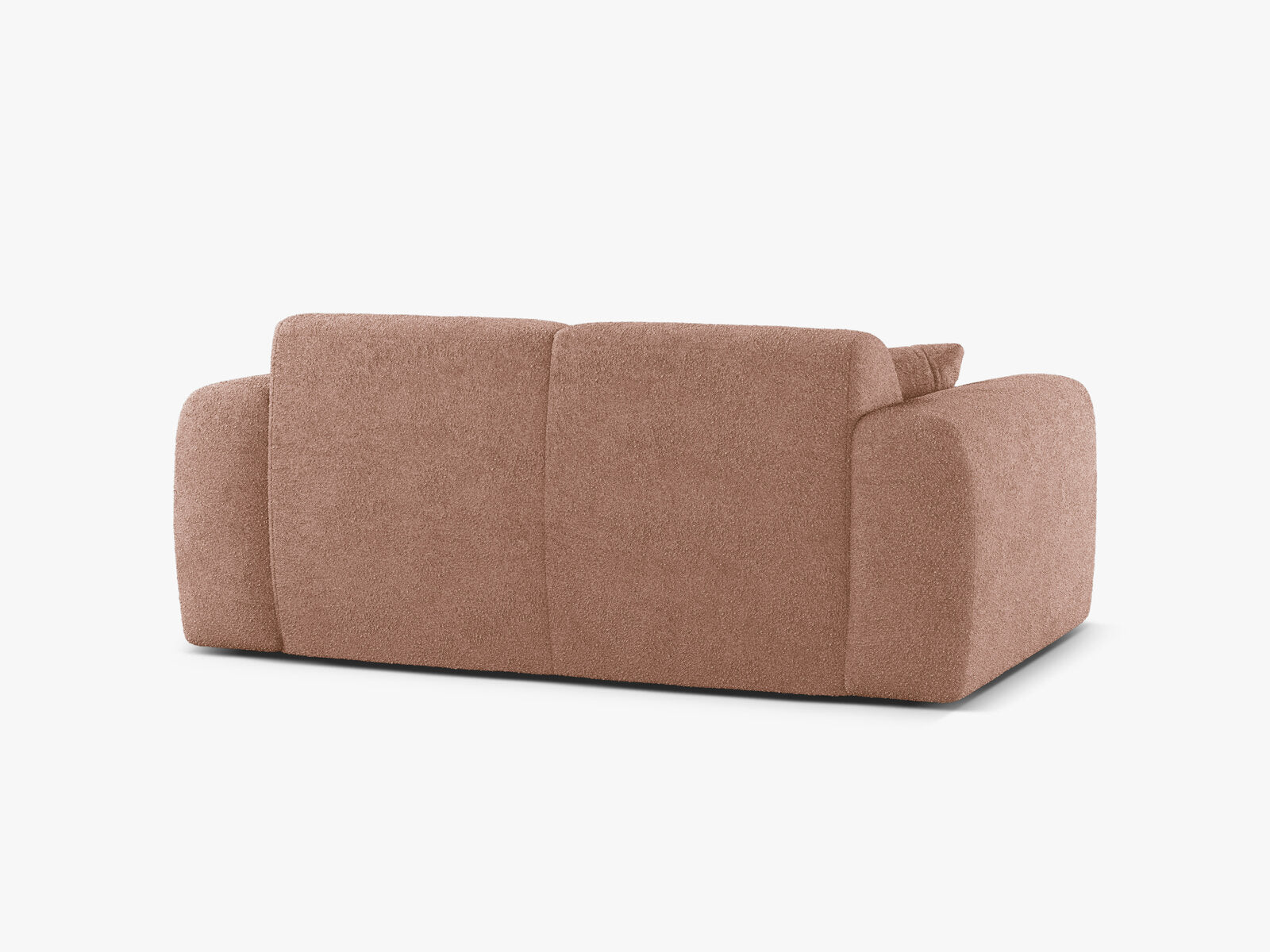 Micadoni Sofa Molino 2-Sitzer Boucle Baloo Puderrosa