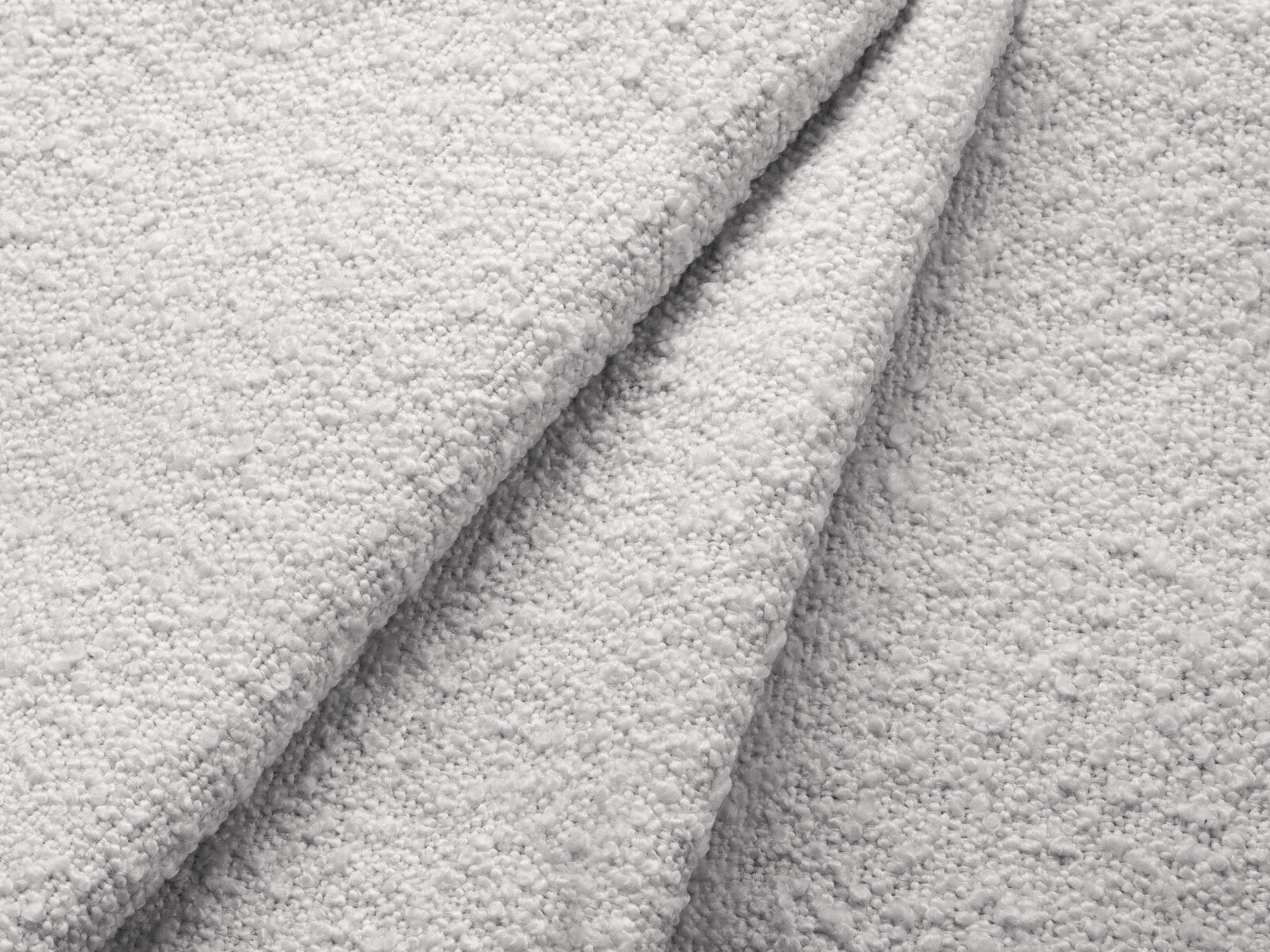 Micadoni Pouf Dia 90cm Boucle Baloo Hellgrau
