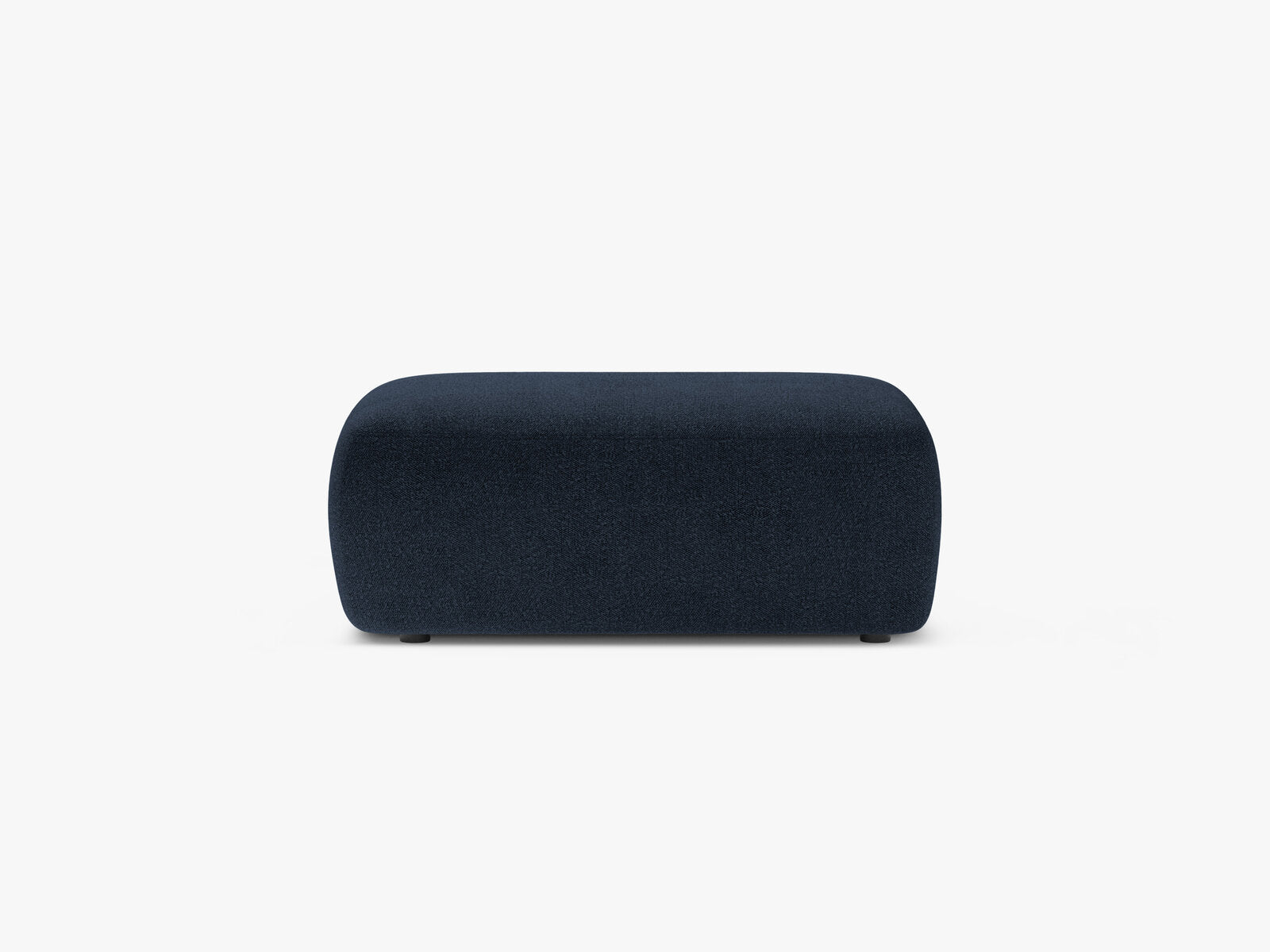 Micadoni Hocker Kate 1-Sitzer Boucle Dunkelblau