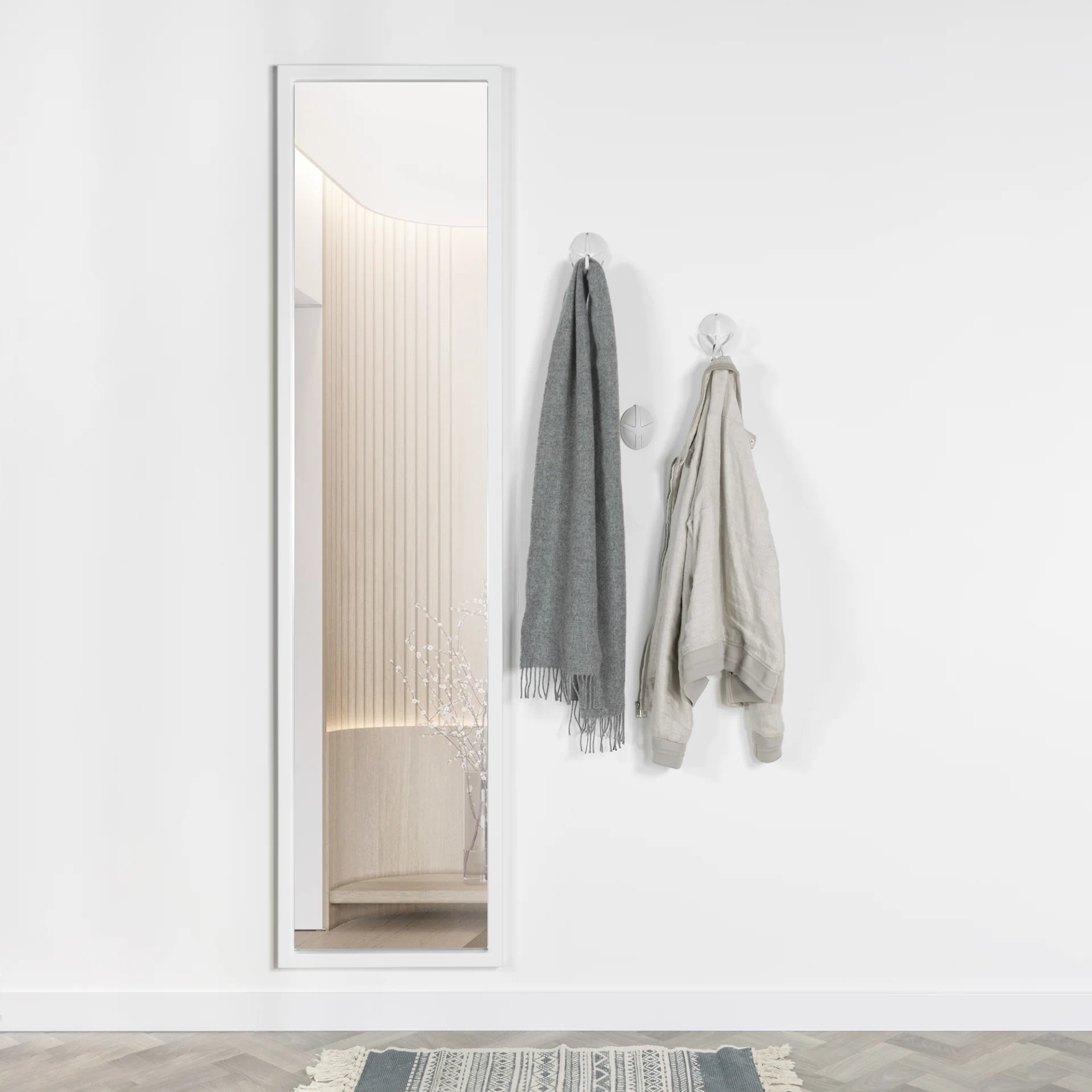 Spinder Design Spiegel Senza M2 Weiß