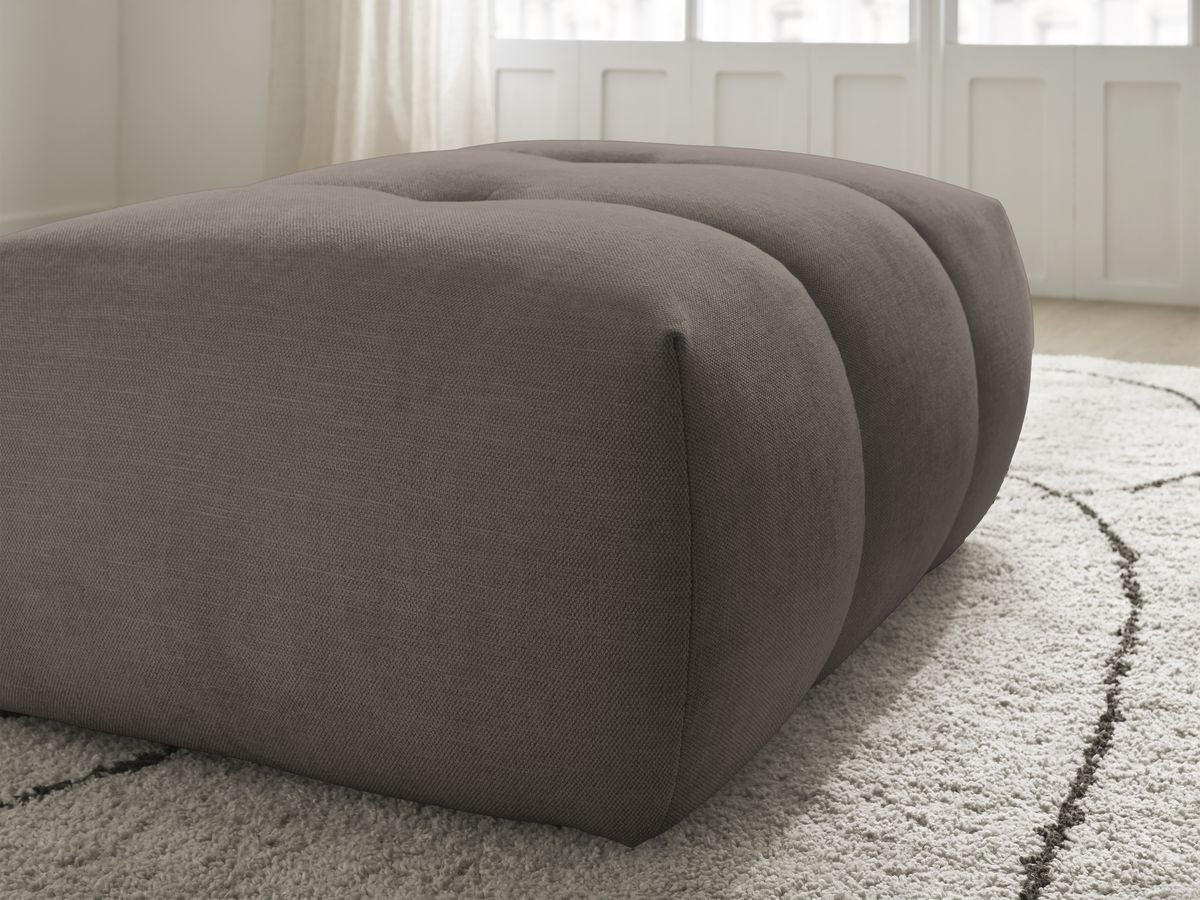 Bobochic Fuji Pouf Stoff Braun