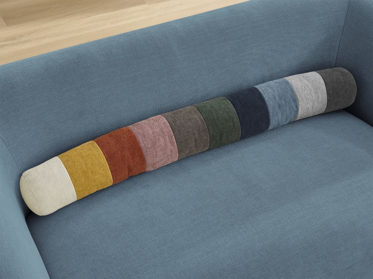 Bobochic Celine Sofa 2-Sitzer Stoff Hellblau