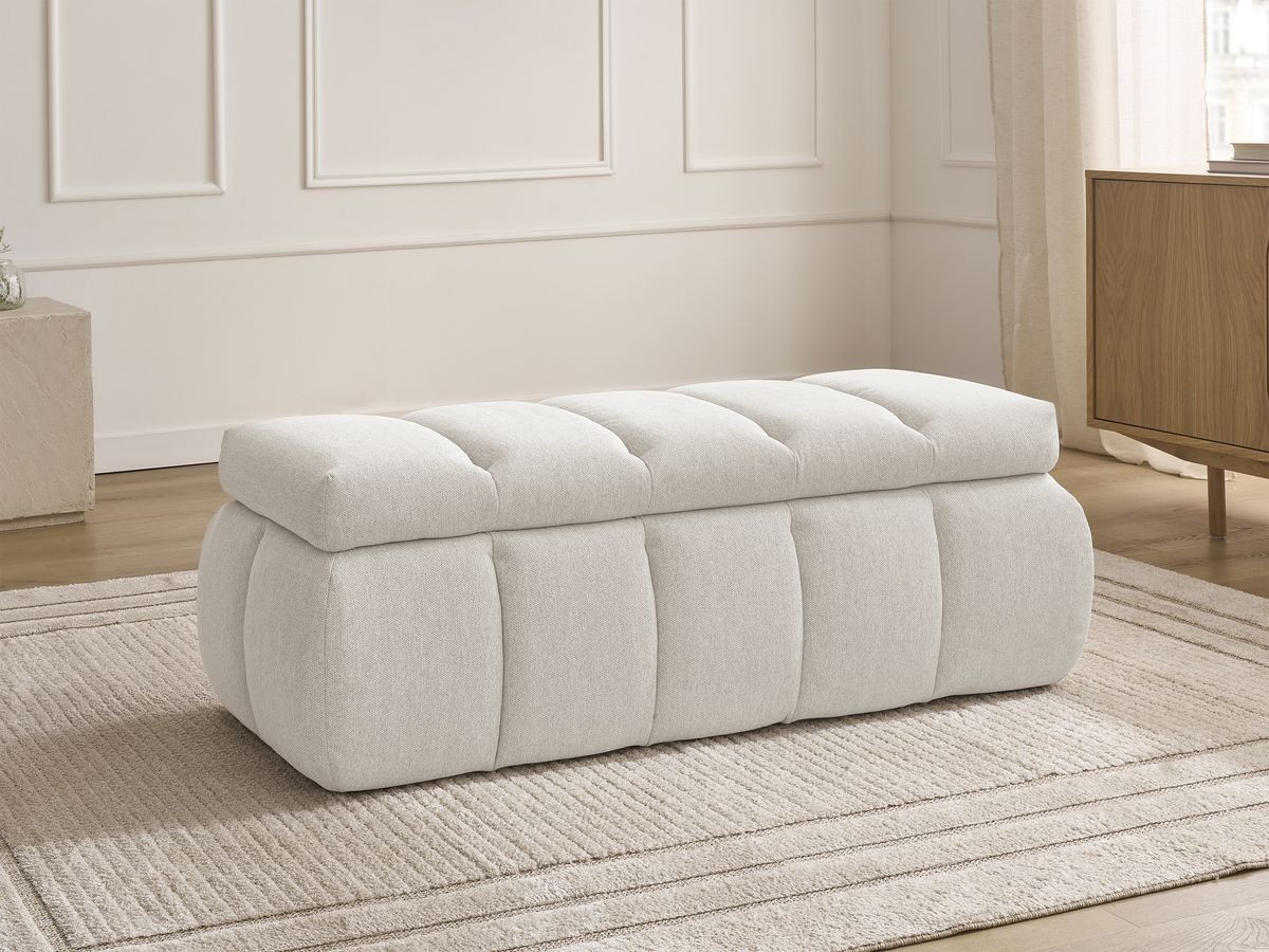 Bobochic Denali Bettbank 144 × 54 cm Stoff Beige