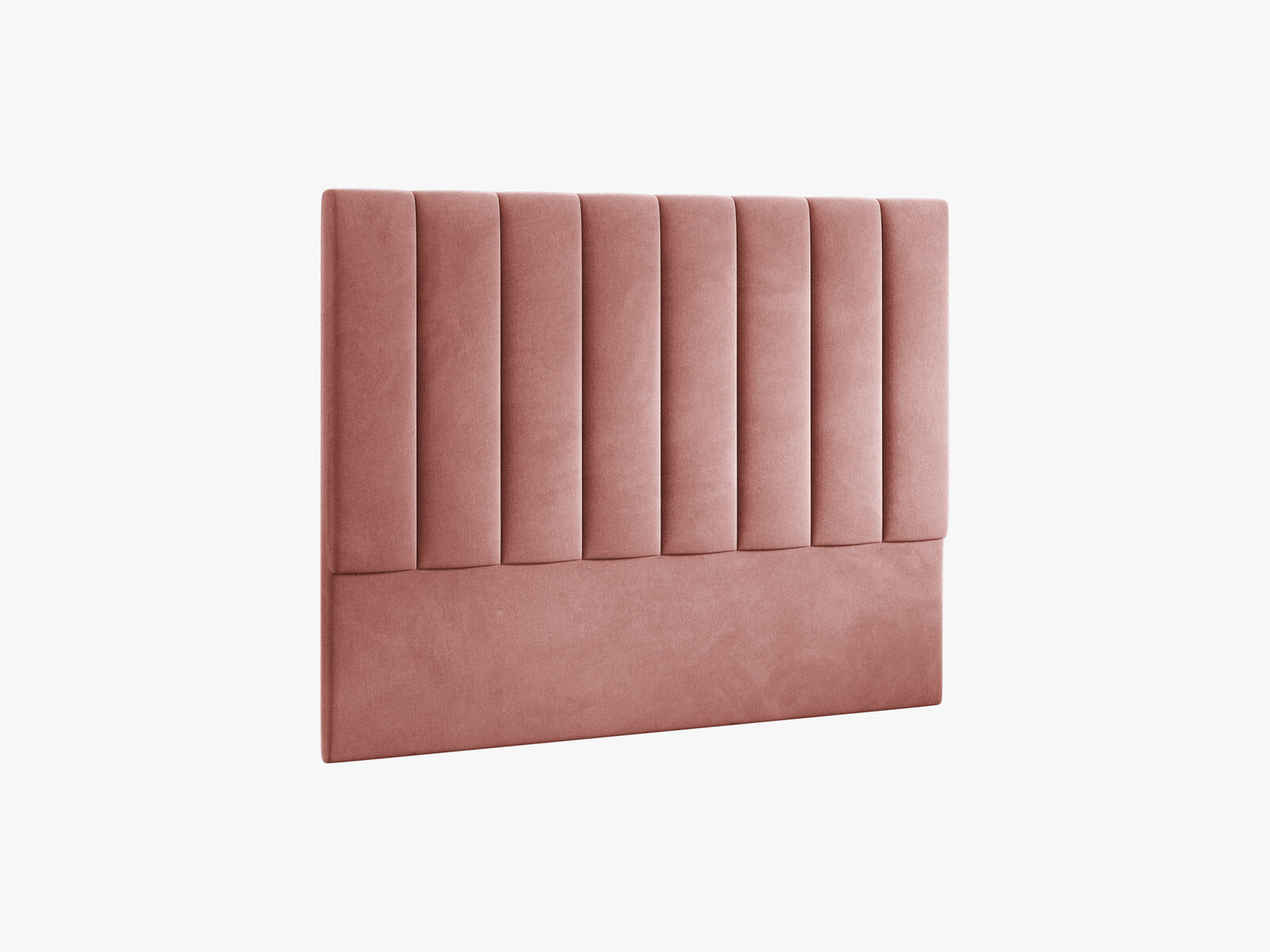Micadoni Marl Polster-Kopfteil Samt Magic Velvet Rosa 160x120