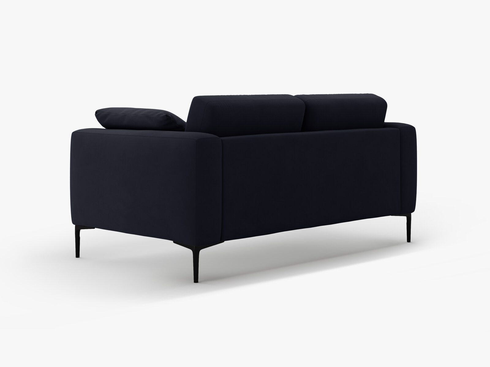 Micadoni Sofa Bemy 2-Sitzer Samt Königsblau